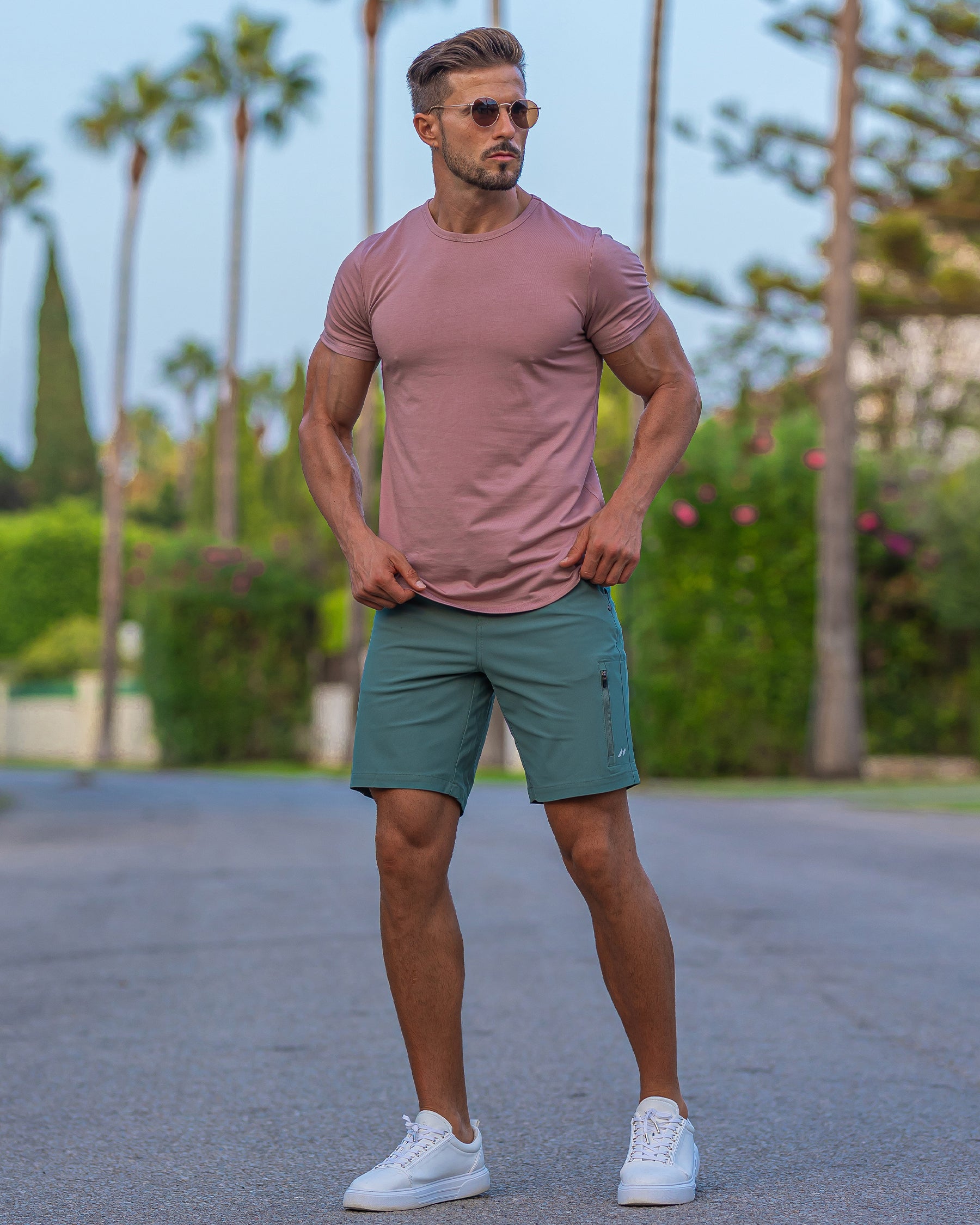 All Day Elite Curve-Hem Tee Short Sleeve New Color - Ahaselected