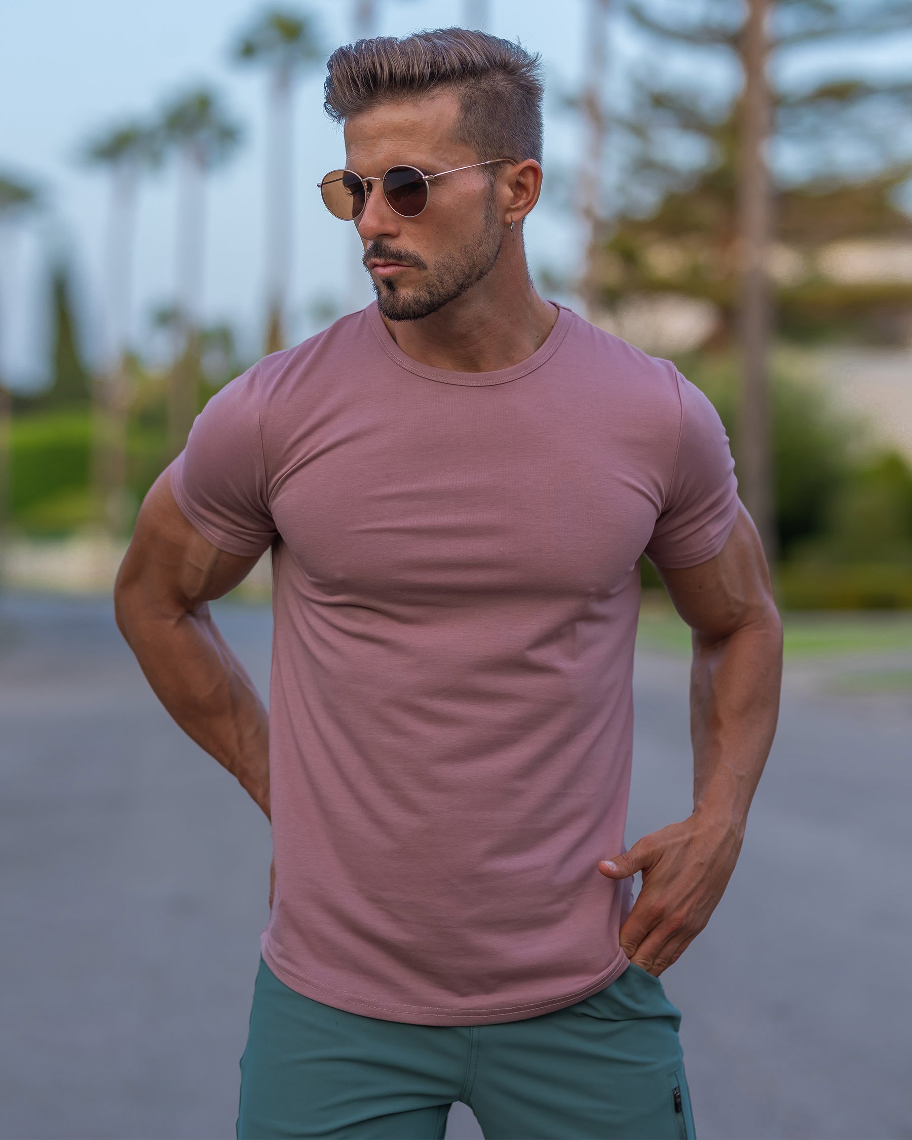 All Day Elite Curve-Hem Tee Short Sleeve New Color - Ahaselected