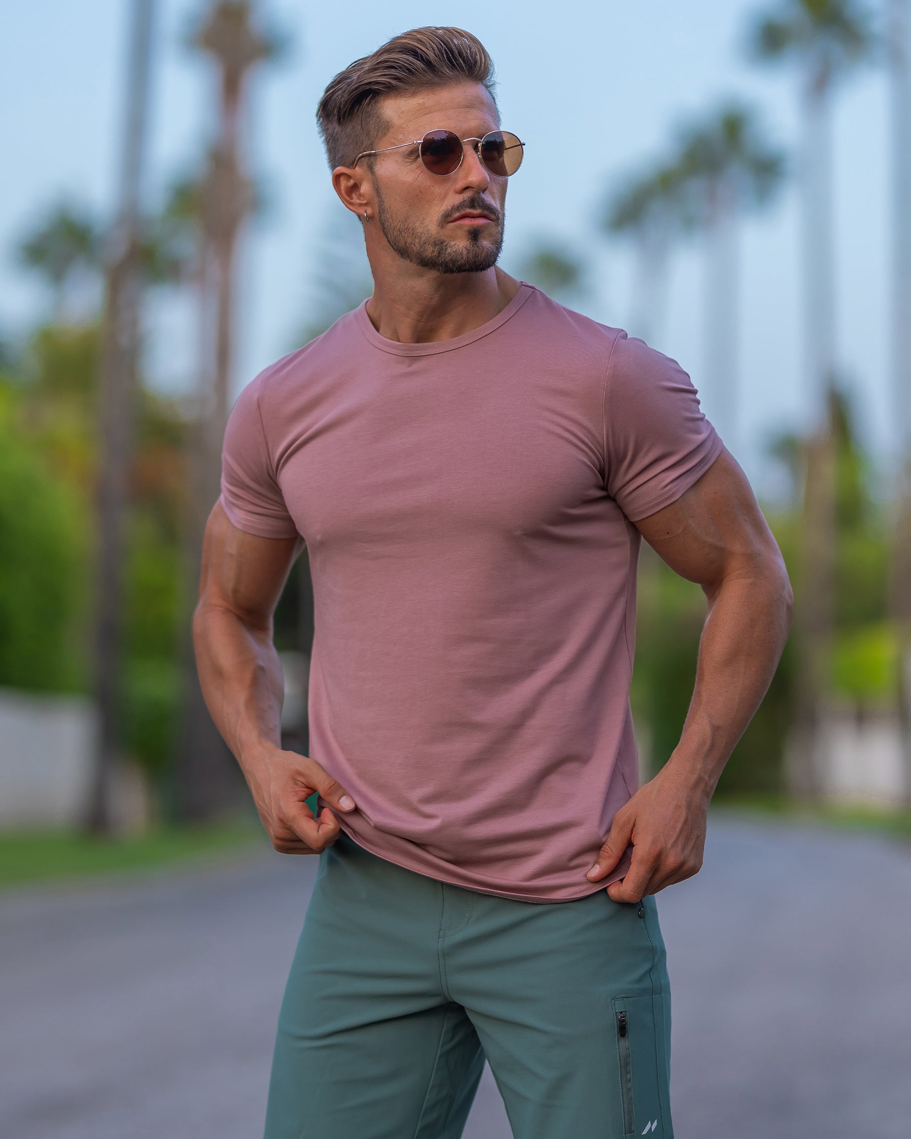 All Day Elite Curve-Hem Tee Short Sleeve New Color - Ahaselected