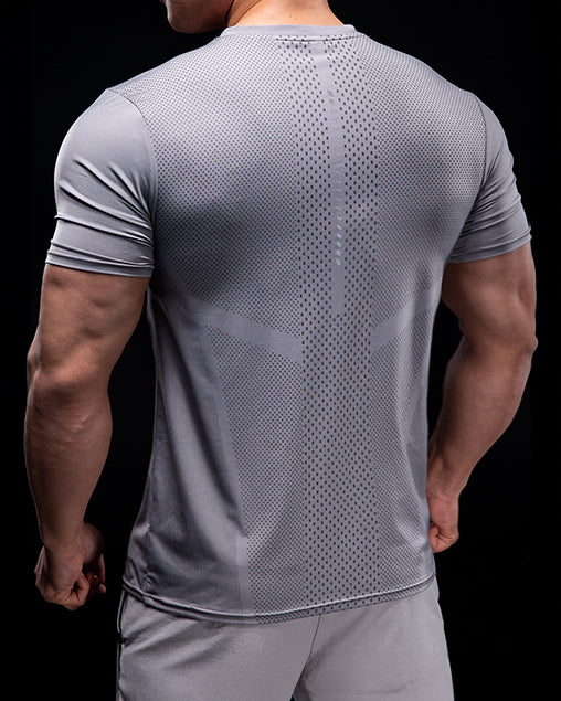 Quick Dry Short Sleeve Running T-shirt - Ahaselected
