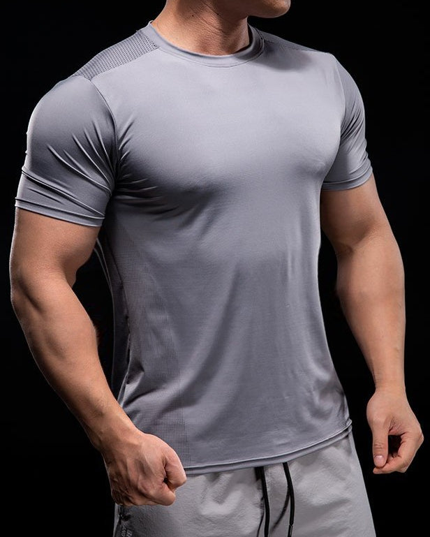 Quick Dry Short Sleeve Running T-shirt - Ahaselected