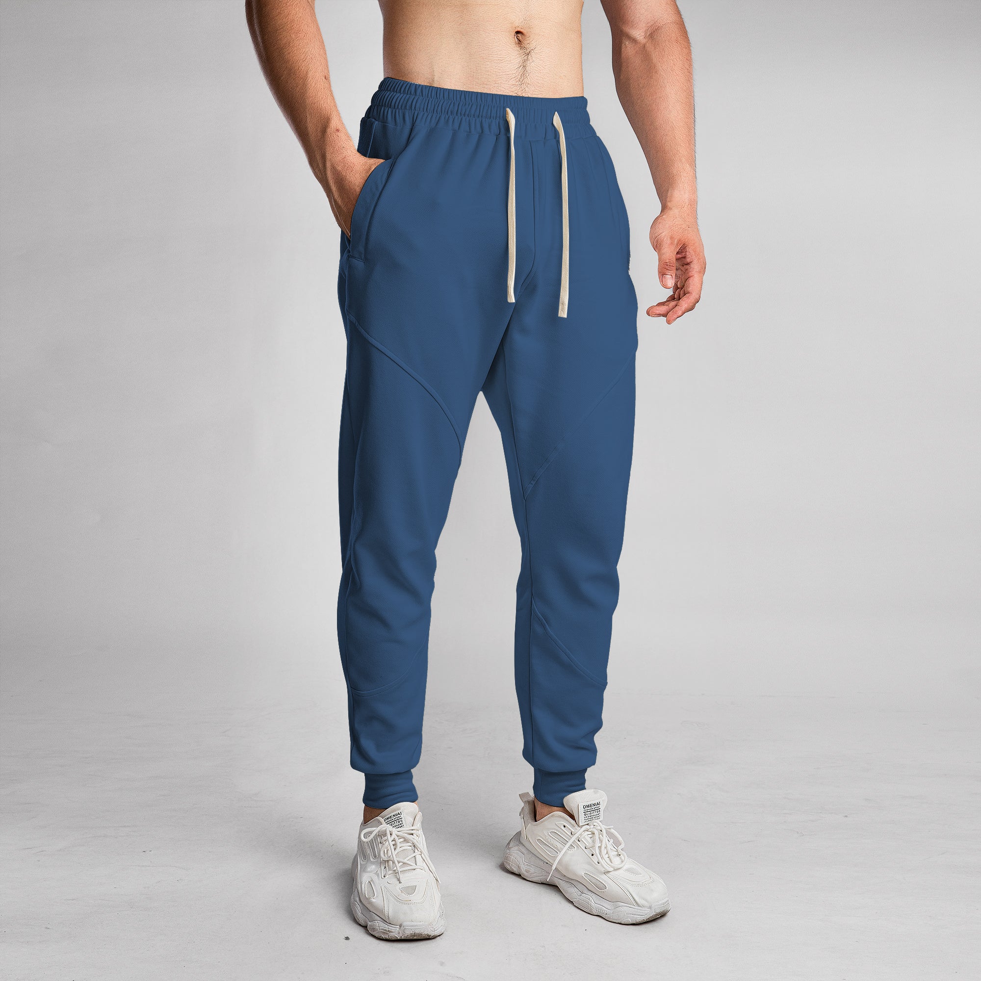 Stretch Performance Panel Joggers with Zipper Pockets - Ahaselected