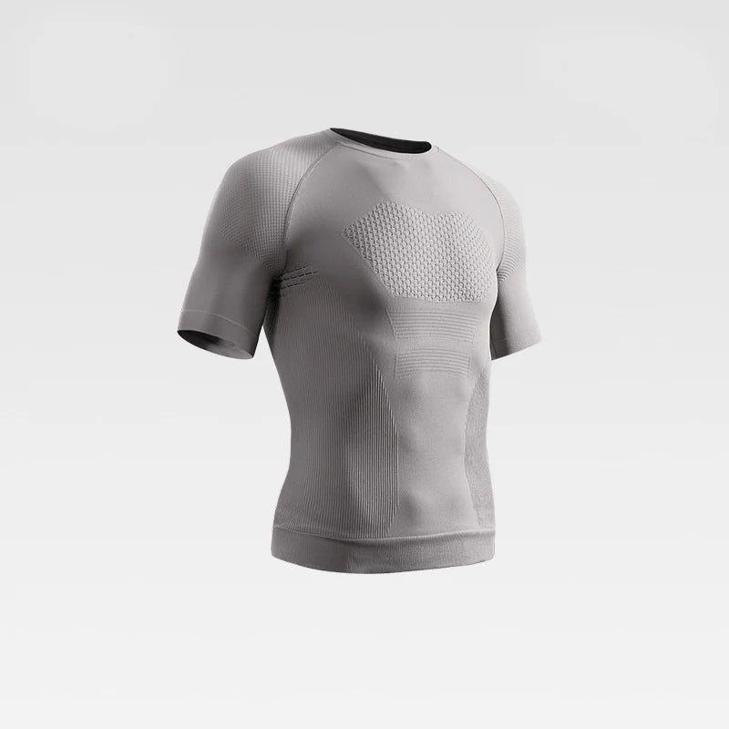 Camiseta de compresión ajustada de secado rápido y sin costuras -thumbmail-23