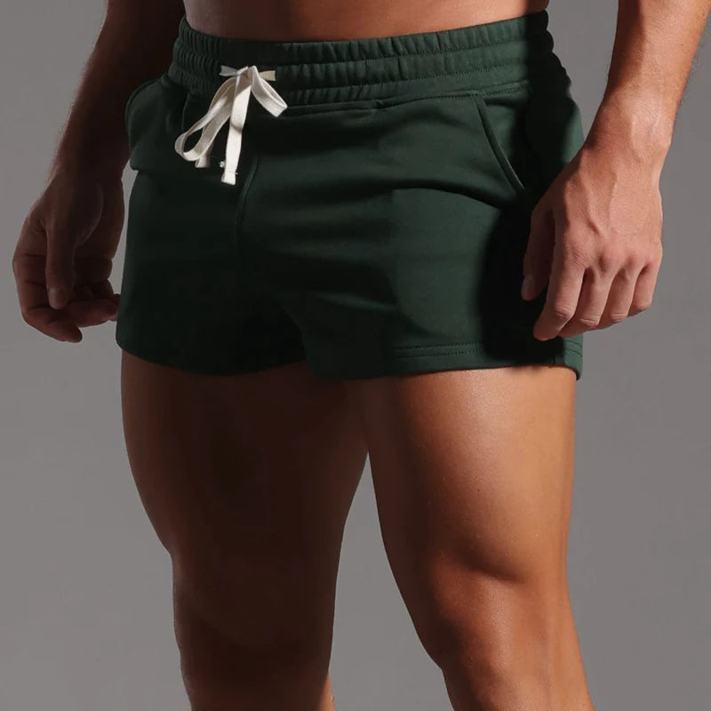 Shorts da uomo in cotone comfort con coulisse, cavallo interno da 2"-thumbmail-35
