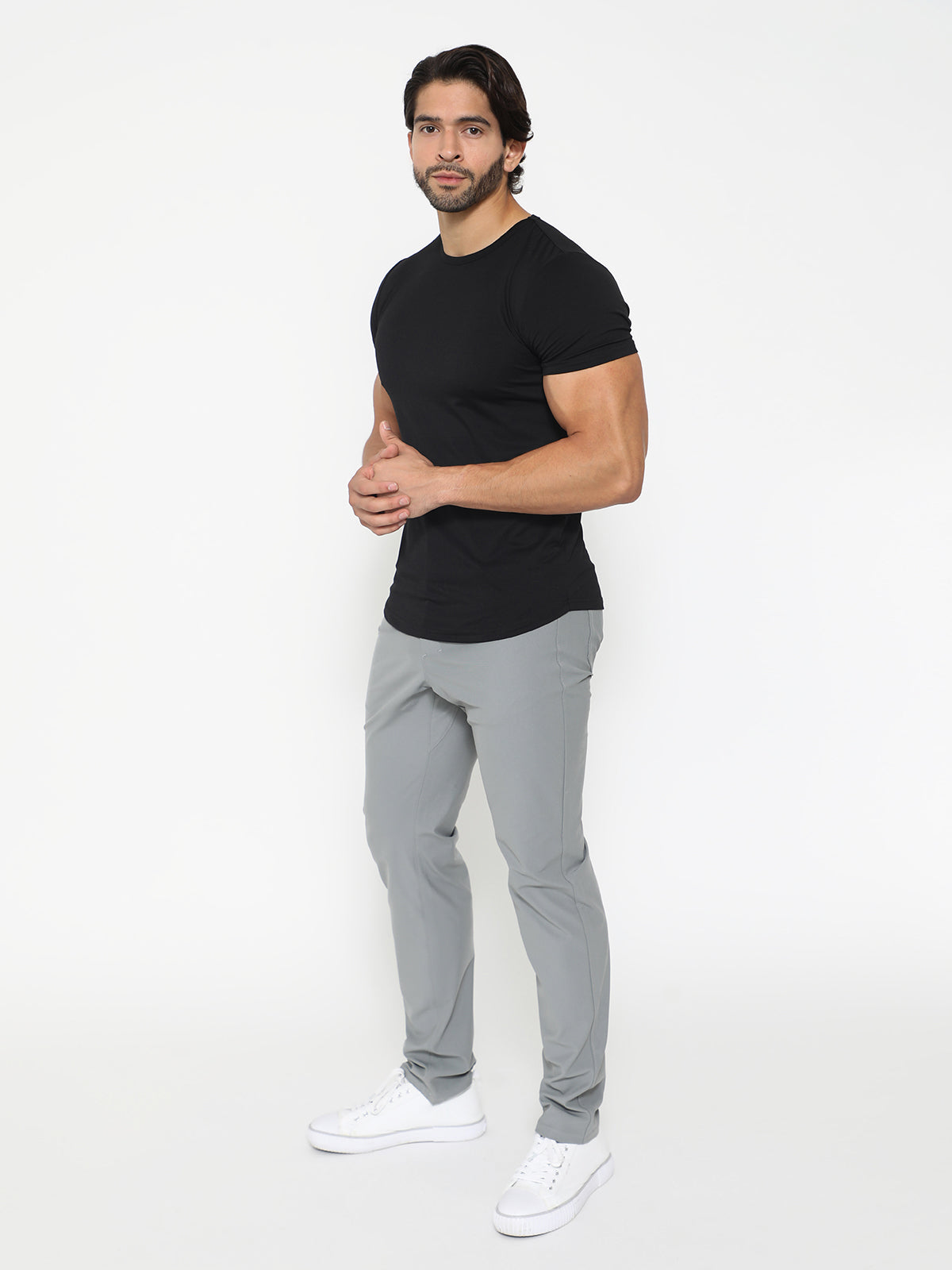 5-Pack All Day Elite Curve-Hem Tee Short Sleeve - Ahaselected