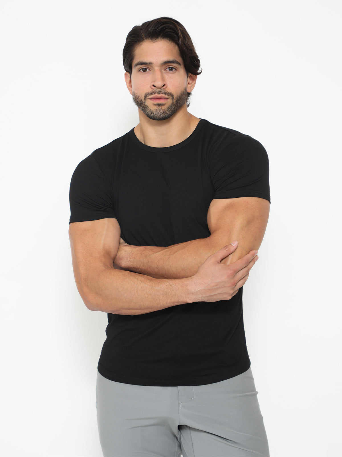 5-Pack All Day Elite Curve-Hem Tee Short Sleeve - Ahaselected