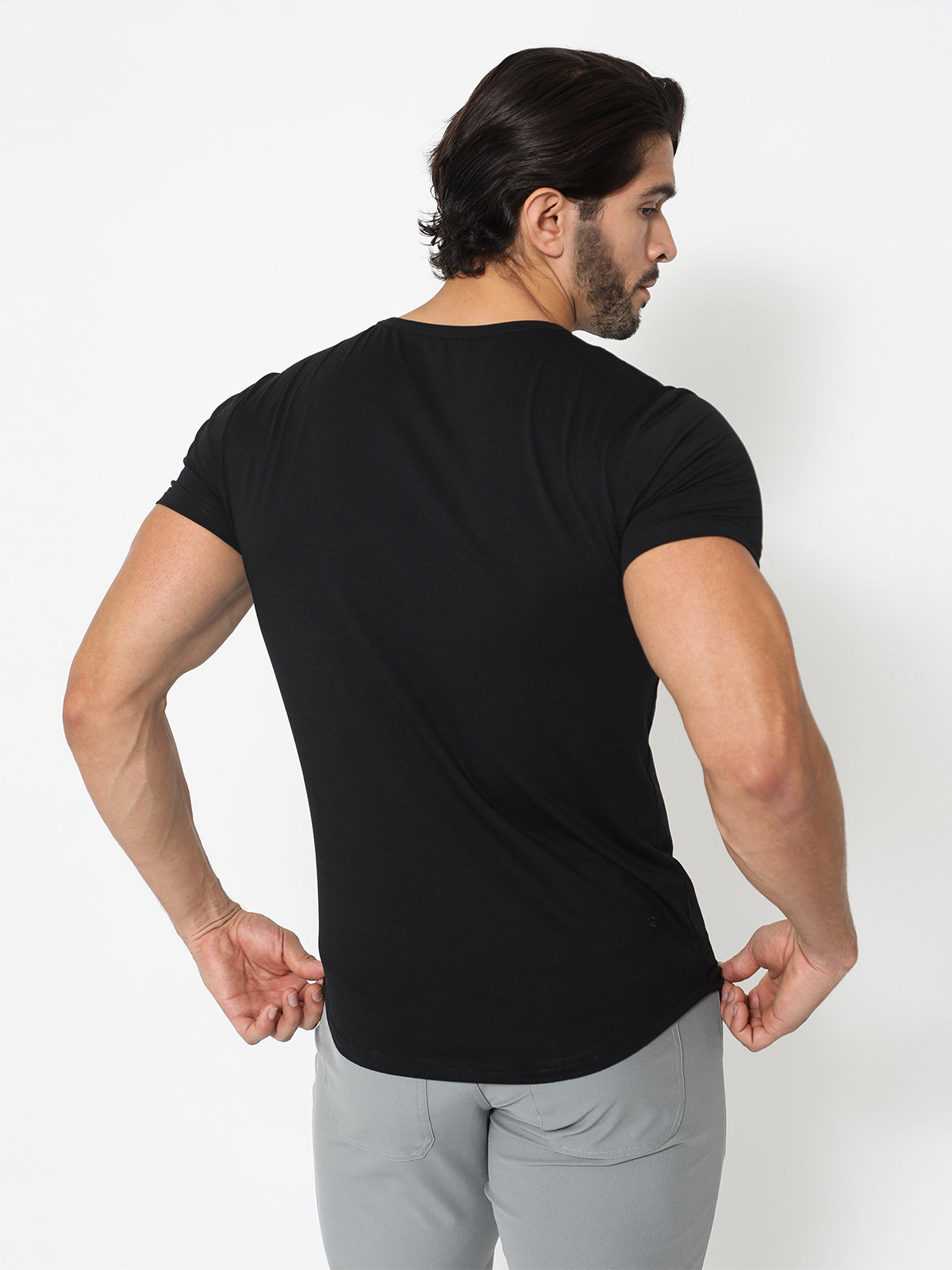 5-Pack All Day Elite Curve-Hem Tee Short Sleeve - Ahaselected