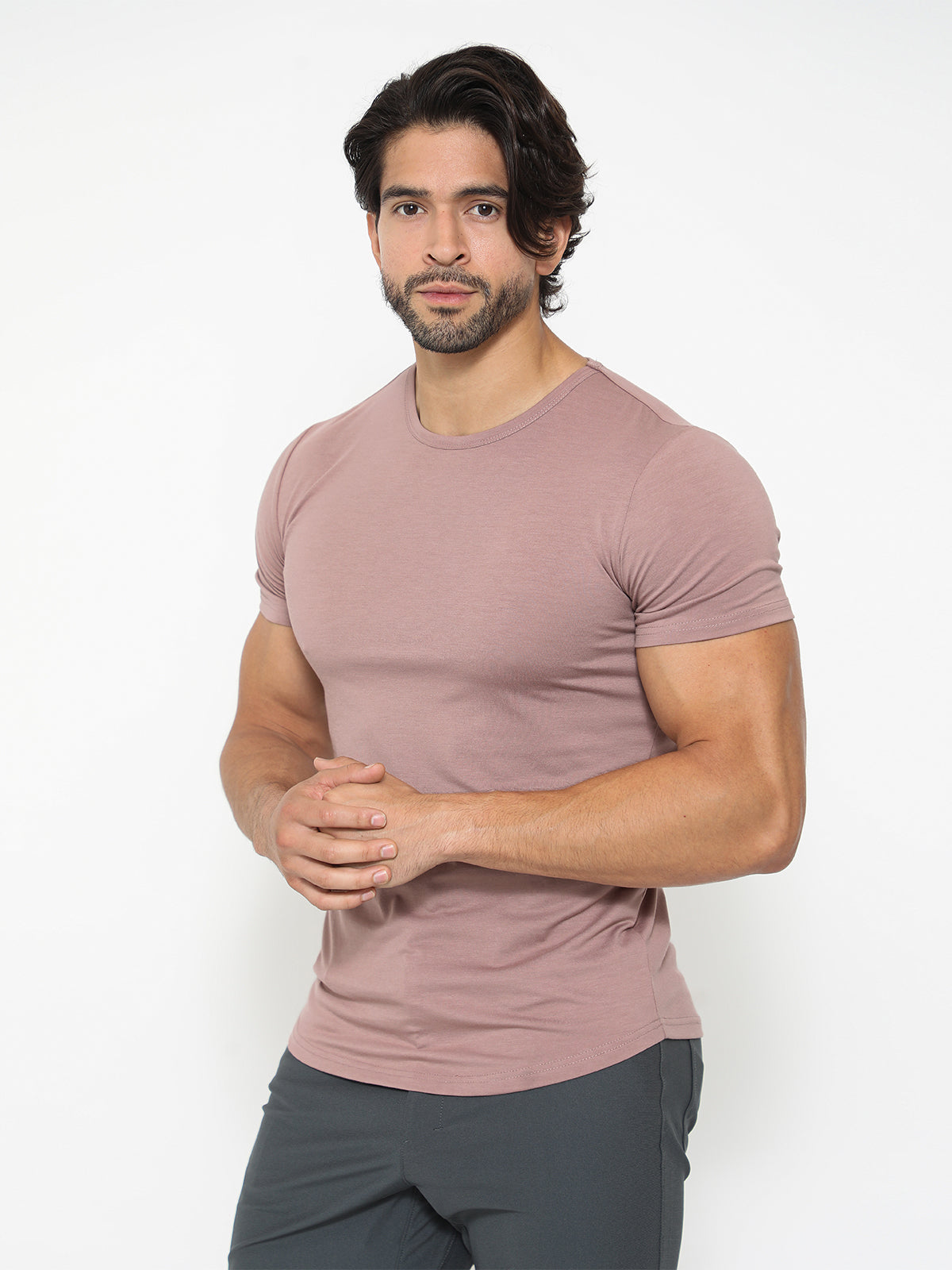 5-Pack All Day Elite Curve-Hem Tee Short Sleeve - Ahaselected