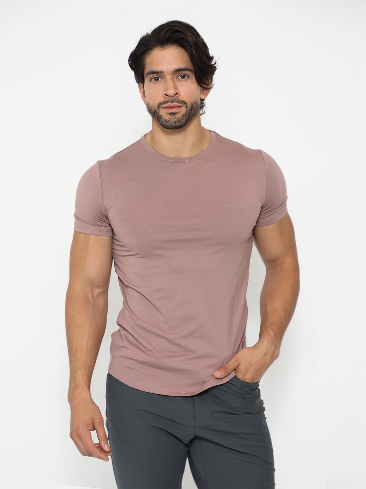 5-Pack All Day Elite Curve-Hem Tee Short Sleeve - Ahaselected