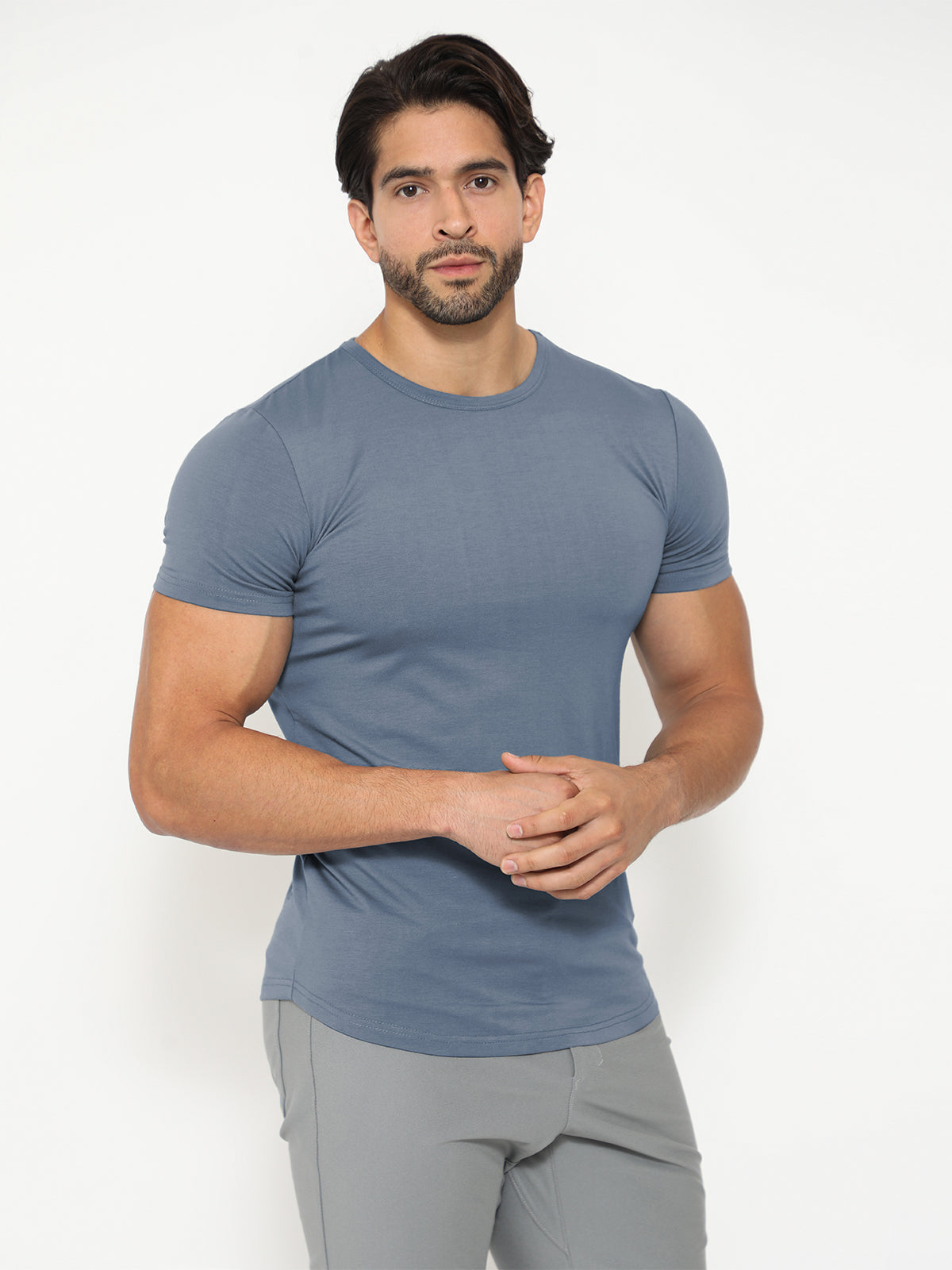 All Day Elite Curve-Hem Tee Short Sleeve New - Ahaselected