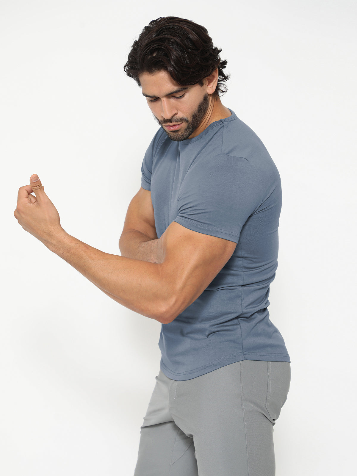 5-Pack All Day Elite Curve-Hem Tee Short Sleeve - Ahaselected