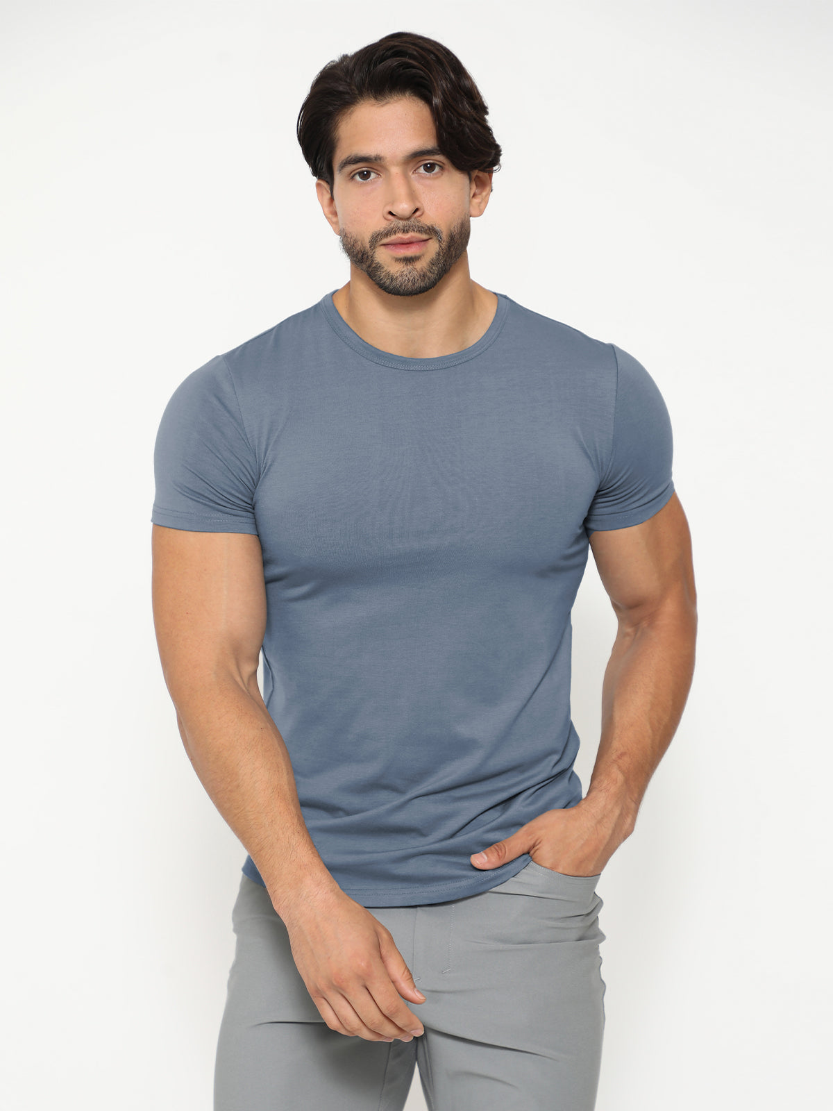 5-Pack All Day Elite Curve-Hem Tee Short Sleeve - Ahaselected