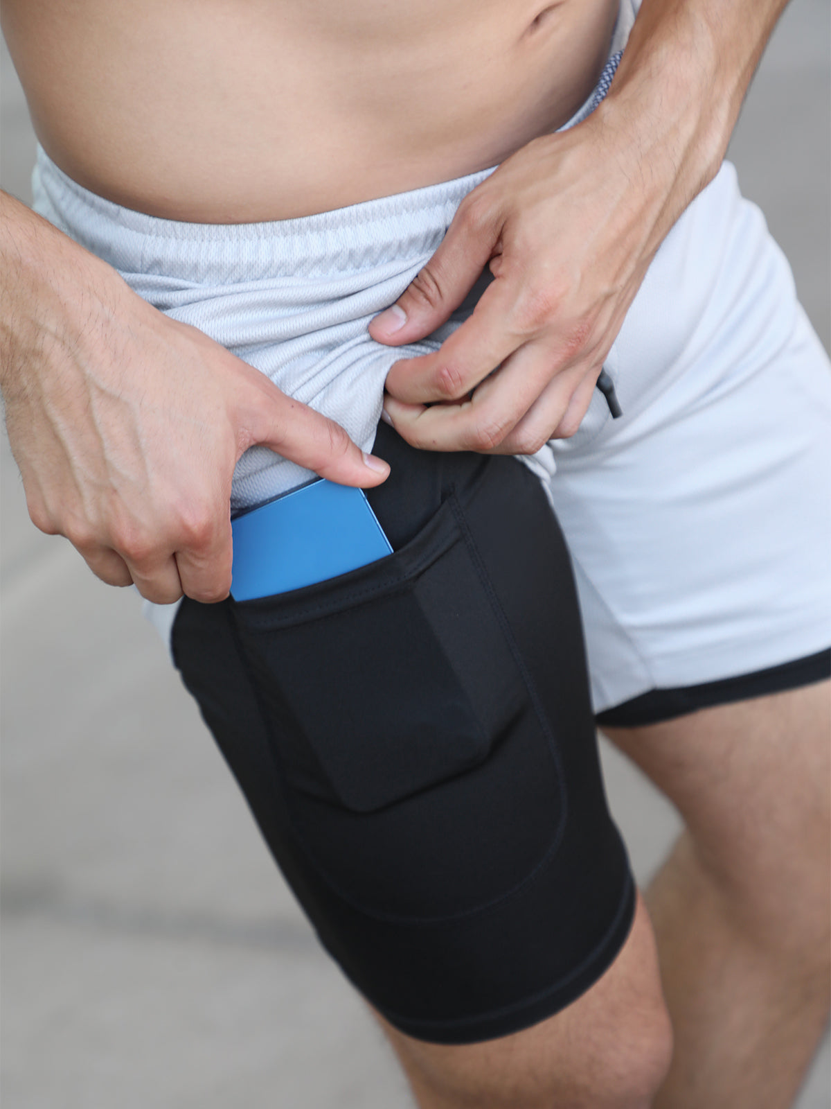 8" Kinetic Pocket Lined 2 in 1 Mesh Short - Ahaselected
