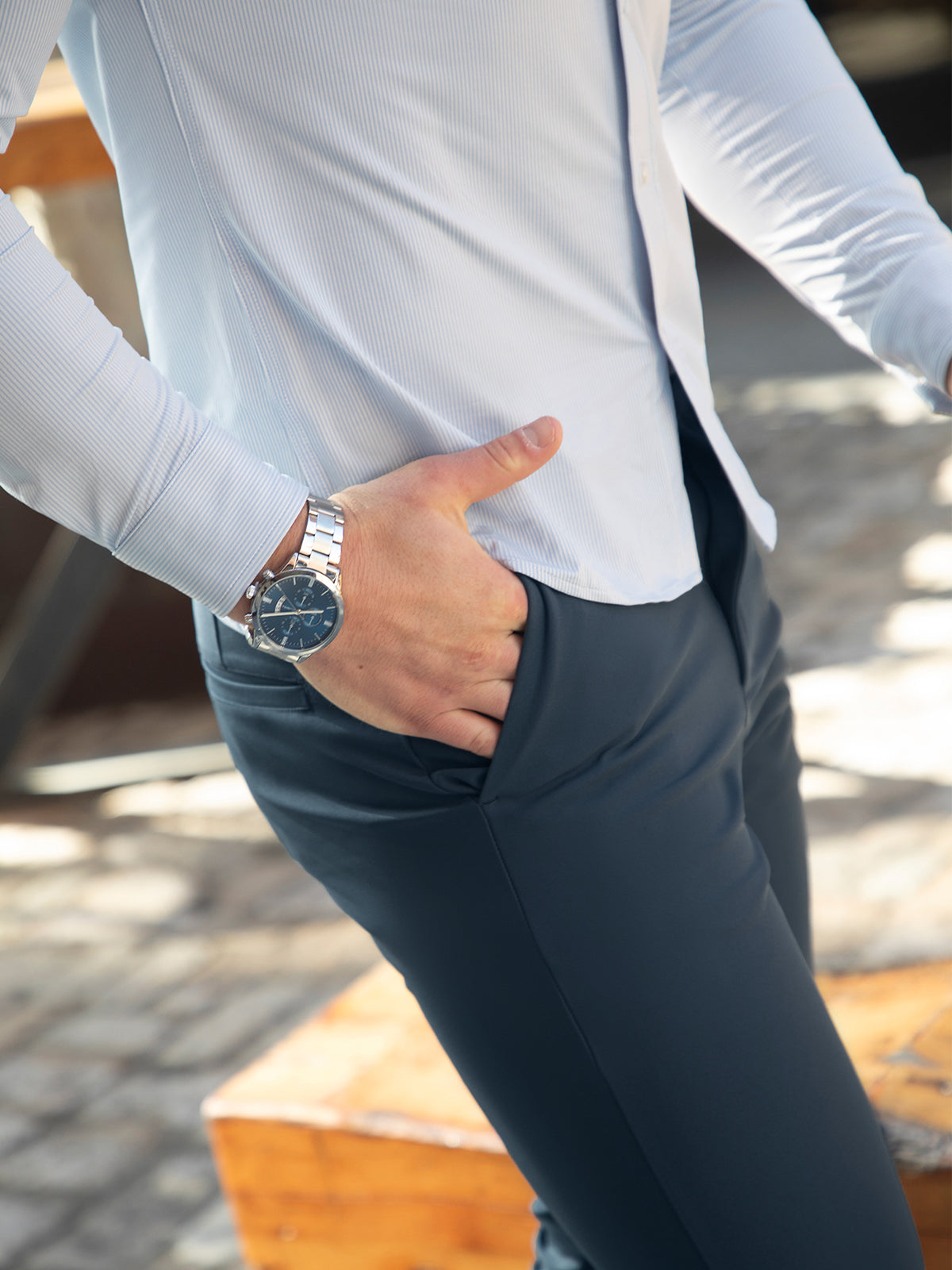 All Day Elite Performance™ Tapered Slim Fit Chino Pants - Ahaselected
