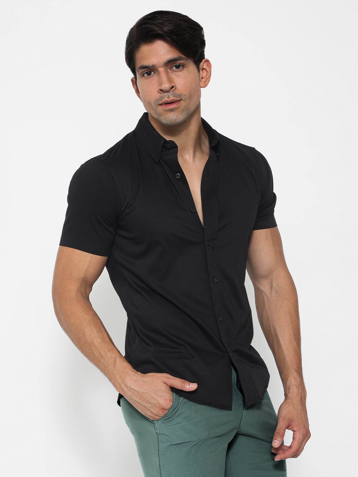 Bamboo Performance Short Sleeve Shirt - Ahaselected