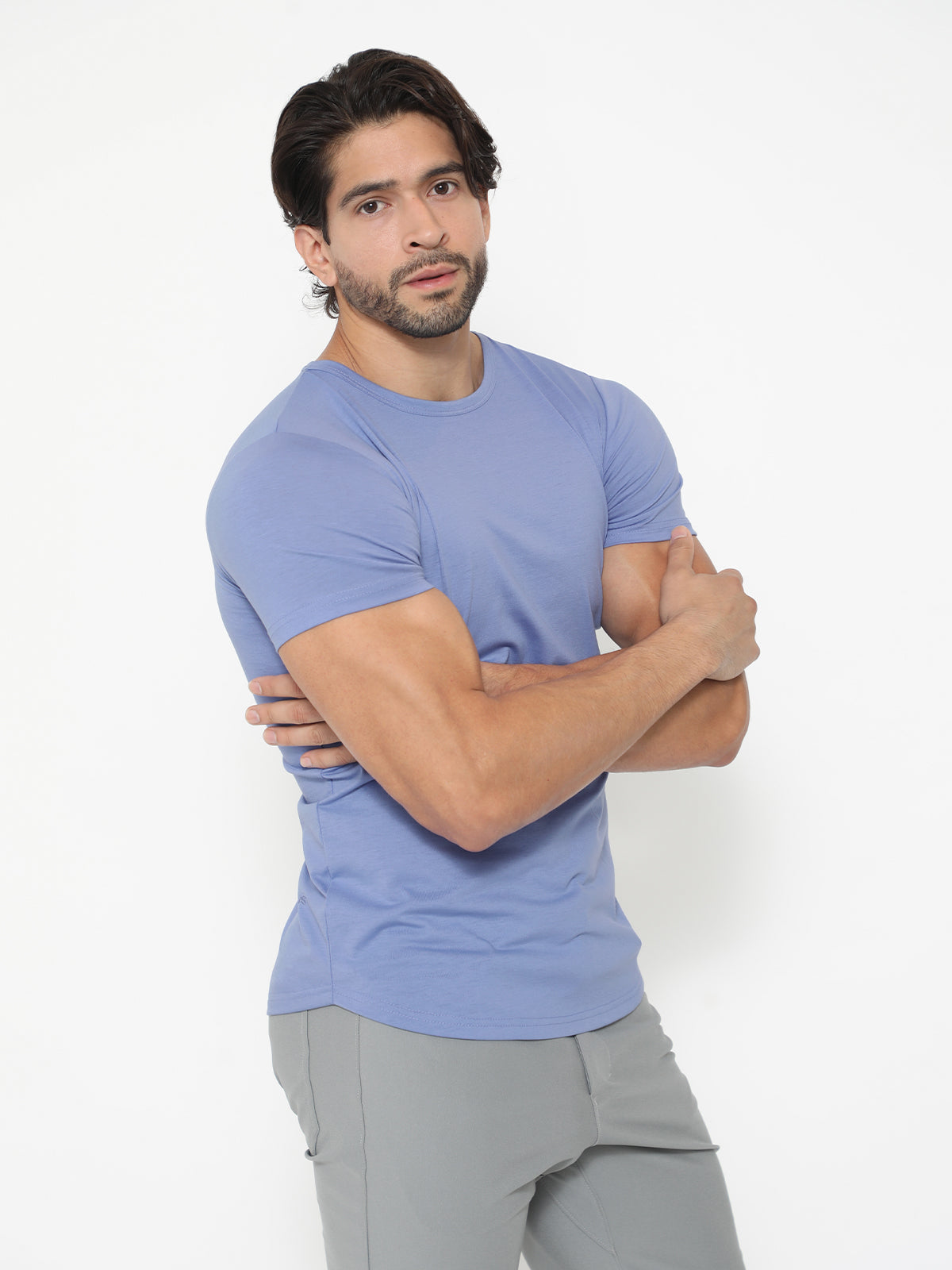 All Day Elite Curve-Hem Tee Short Sleeve New - Ahaselected