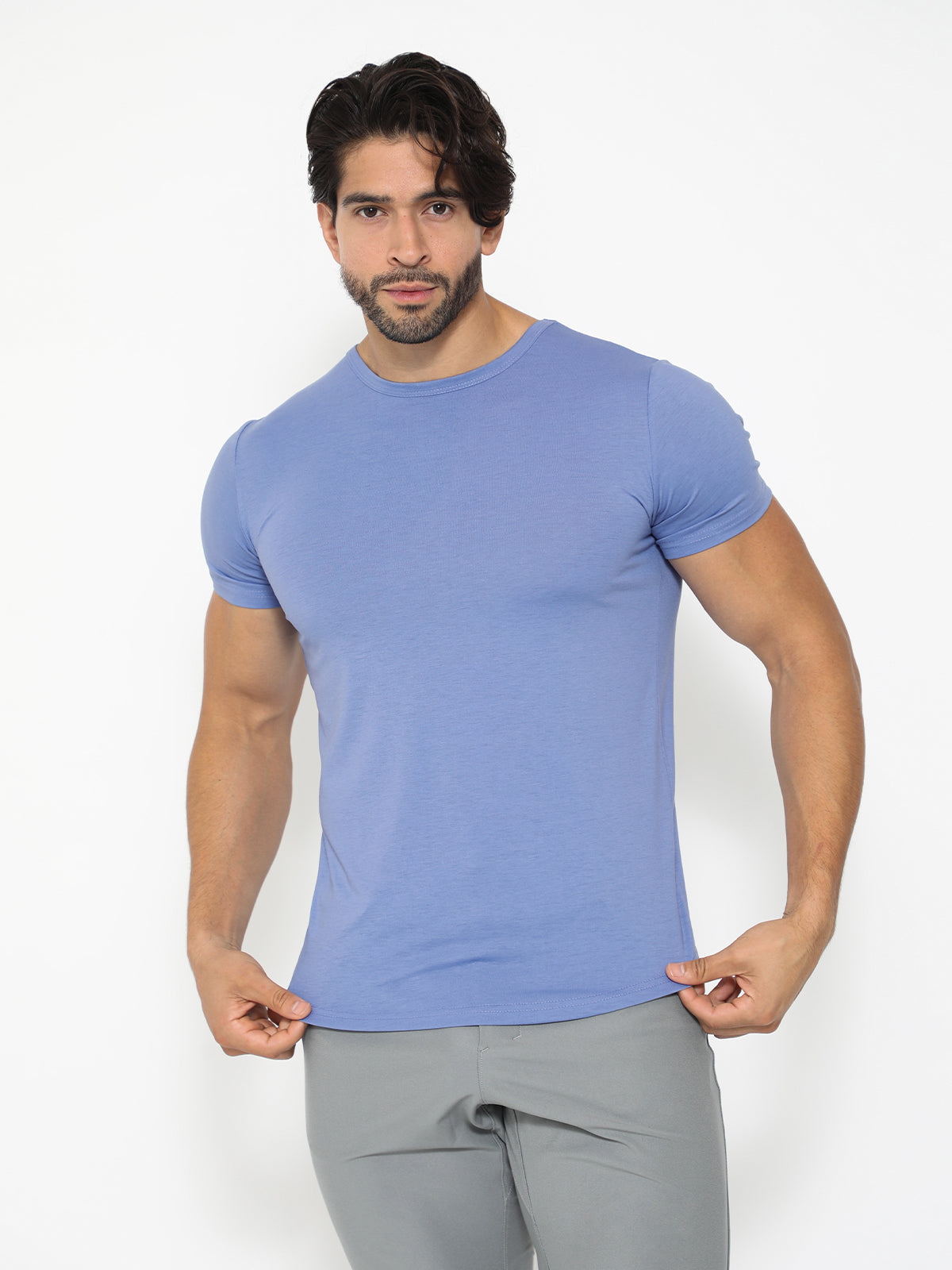 All Day Elite Curve-Hem Tee Short Sleeve New - Ahaselected
