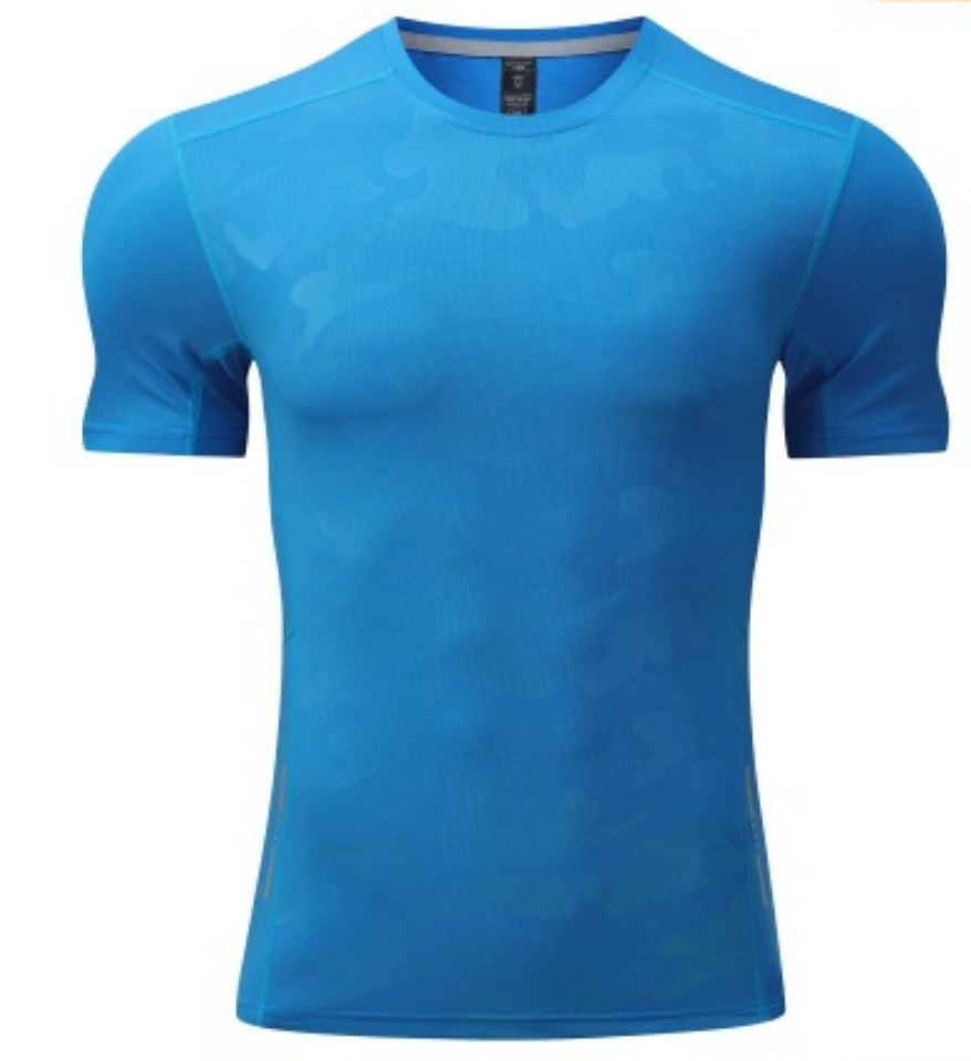 T-shirt d’entraînement pour homme à imprimé camouflage et tissu performant-thumbmail-21