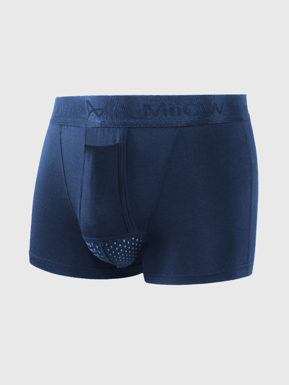 3 Packs M's Dual Pouch Trunks Separate Fly Boxer Briefs - Ahaselected