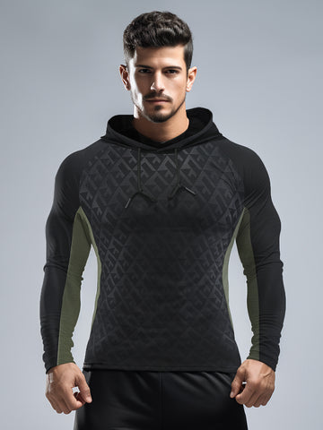 M's Quick Dry Hoodie Long Sleeve Performance Baselayer
