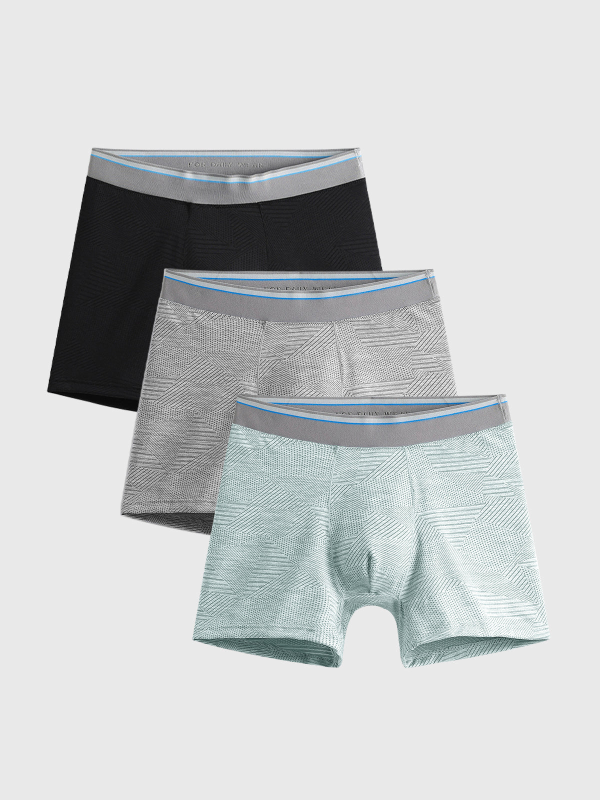 3-Pack AIRFLOW 5" Pattern Boxer Brief - Ahaselected