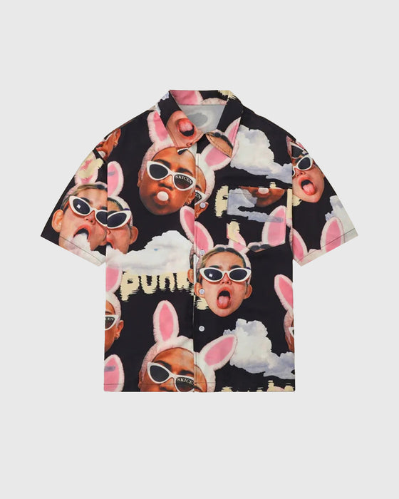 Punk party print SS shirt