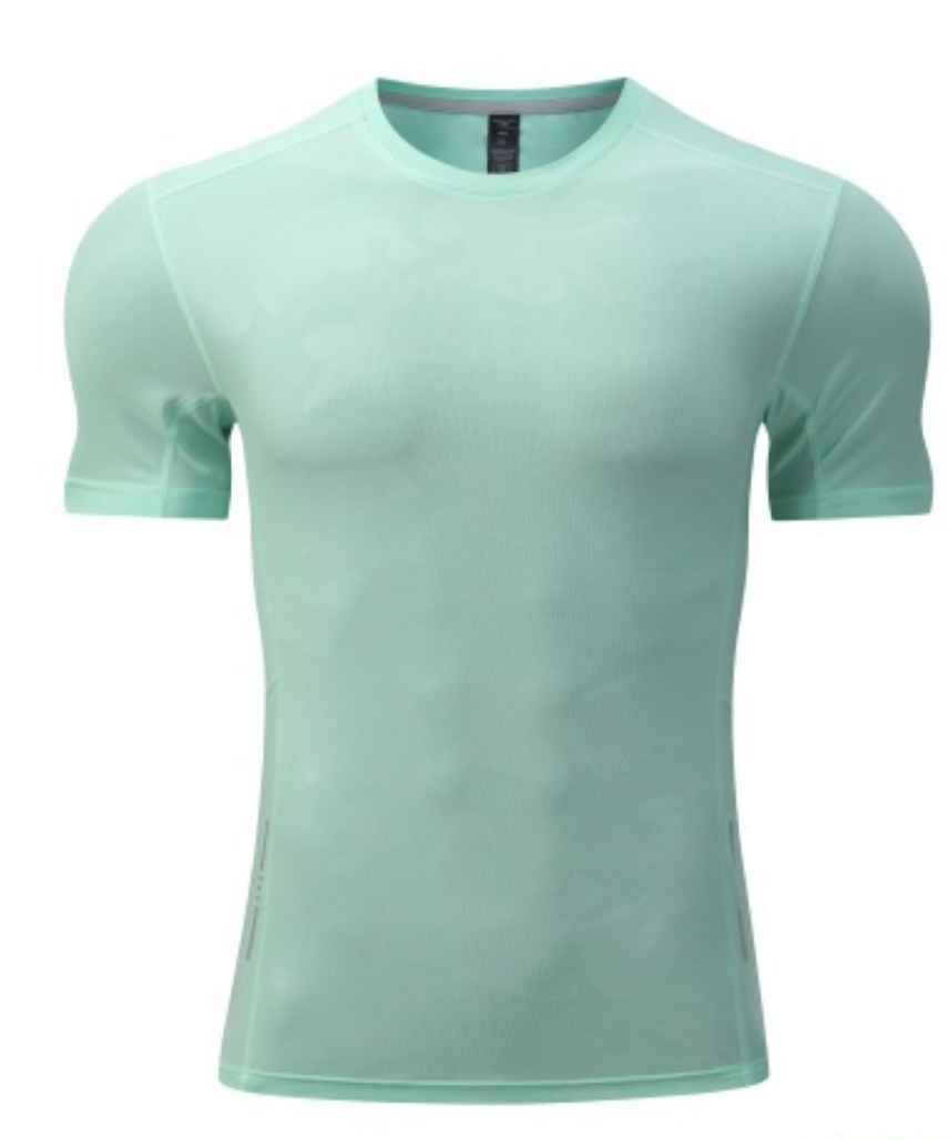 T-shirt d’entraînement pour homme à imprimé camouflage et tissu performant-thumbmail-24