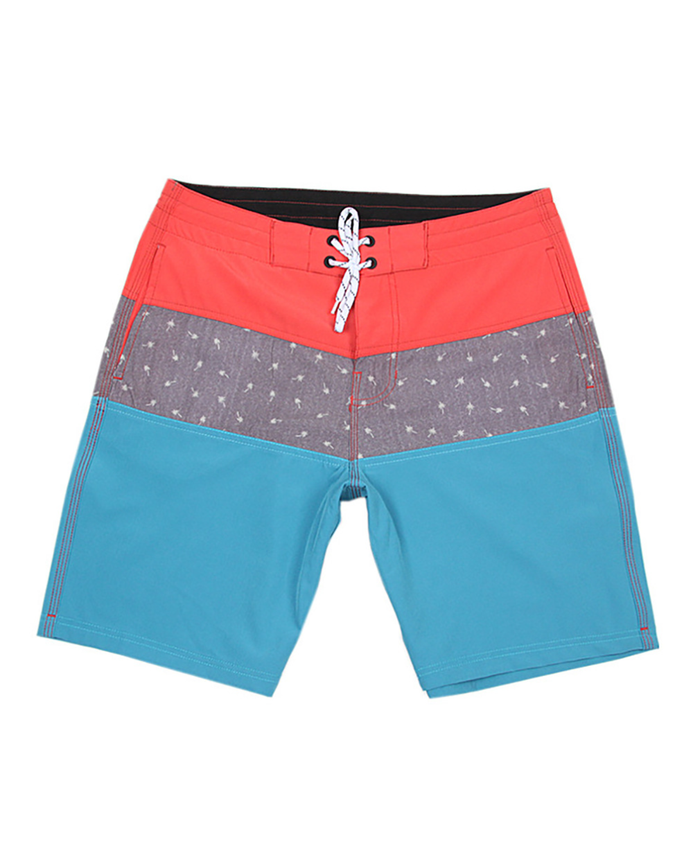 Men’s 7” Inseam 4-Way Stretch Water-Repellent Board Shorts(Red Collection)-thumbmail-7
