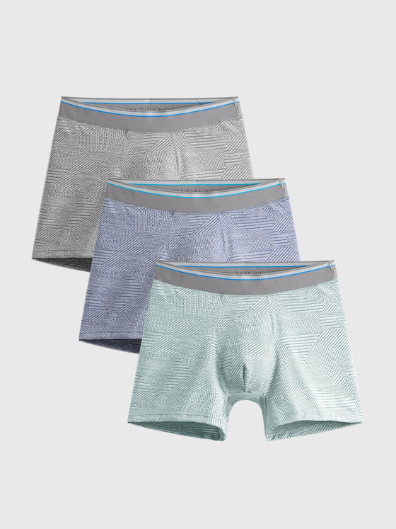 3-Pack AIRFLOW 5" Pattern Boxer Brief - Ahaselected