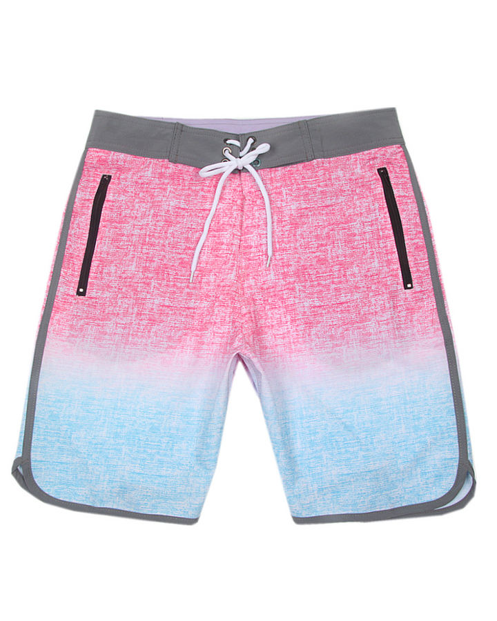 Men’s 7” Inseam 4-Way Stretch Water-Repellent Board Shorts(Red Collection)