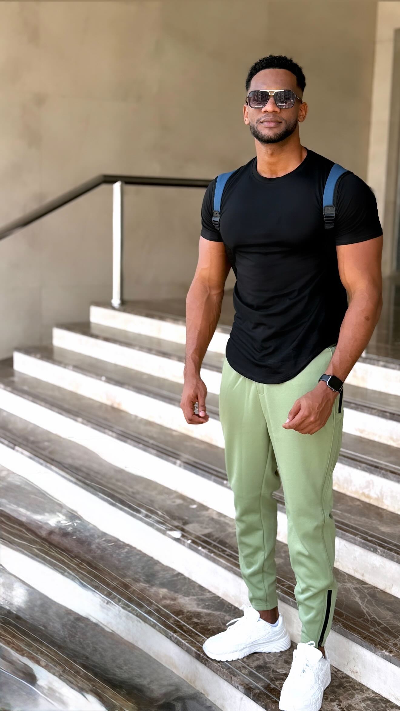 Pantaloni da jogging laterali con cerniera all'orlo-thumbmail-6