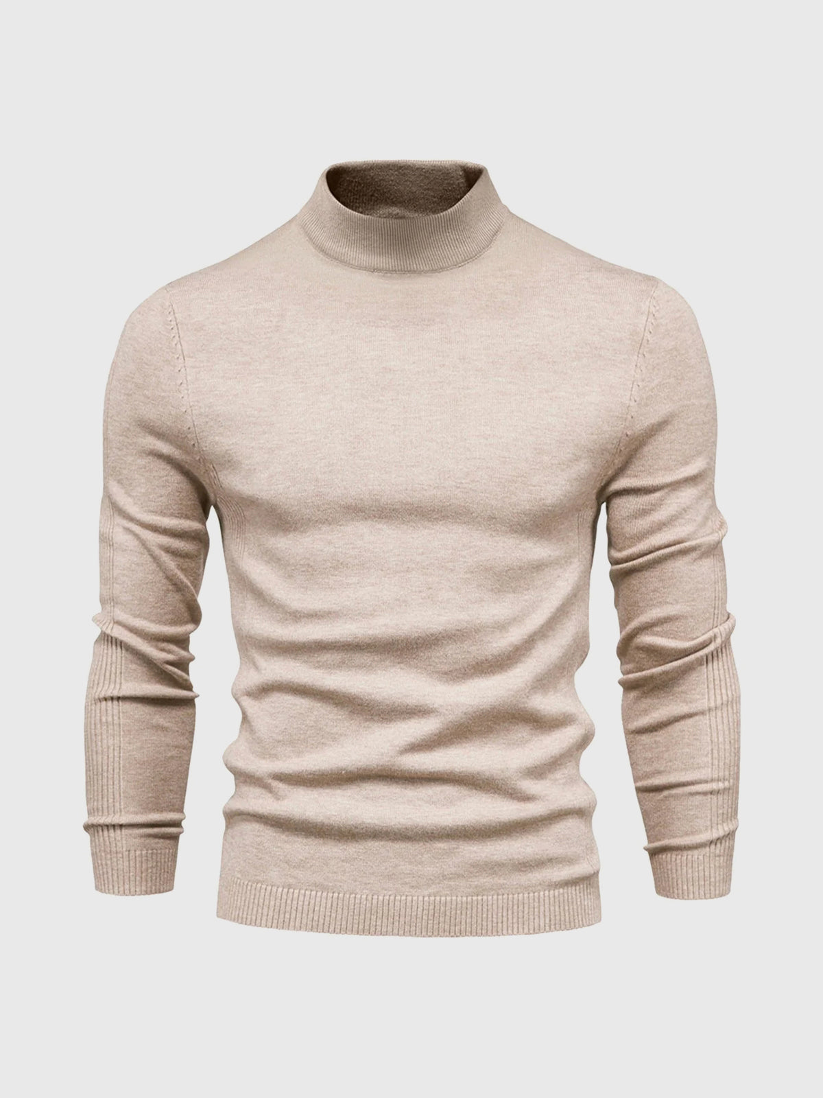 Mockneck Washable Sweater - Ahaselected