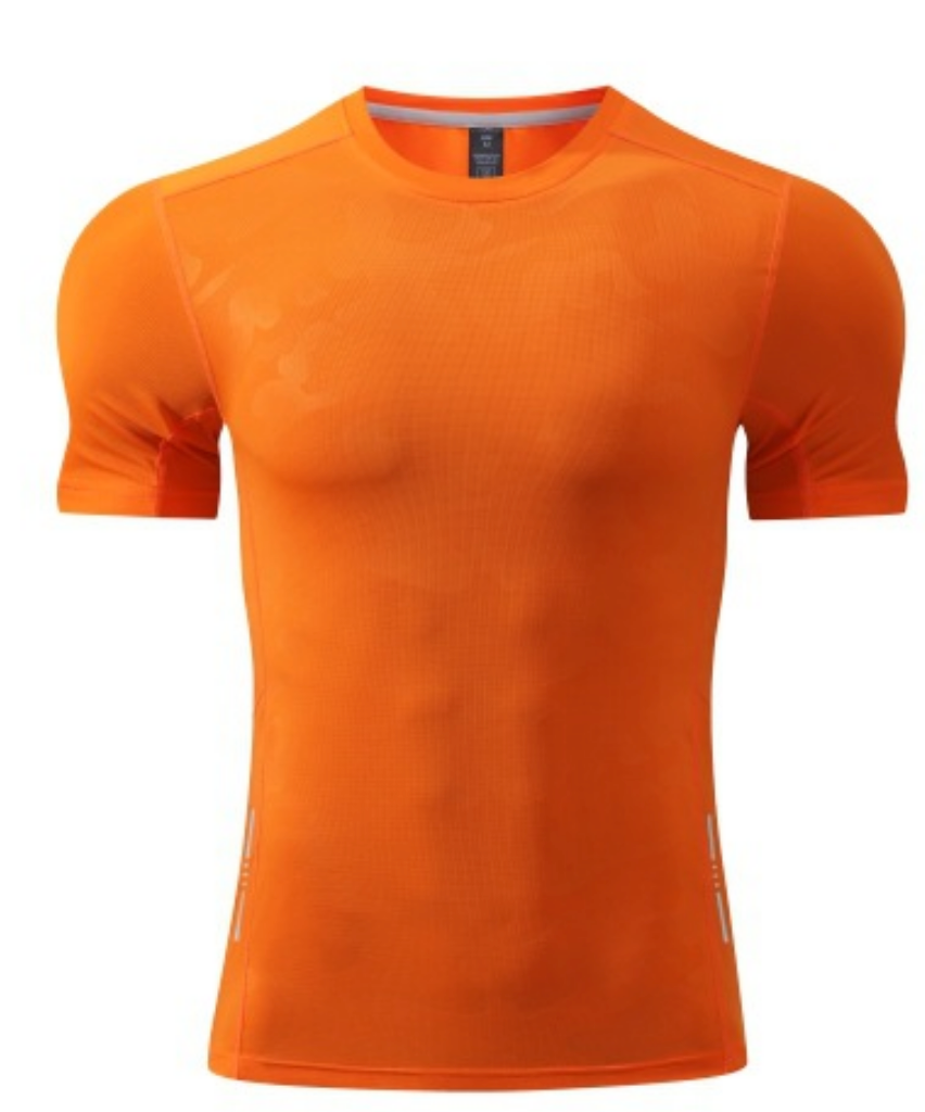T-shirt d’entraînement pour homme à imprimé camouflage et tissu performant-thumbmail-22
