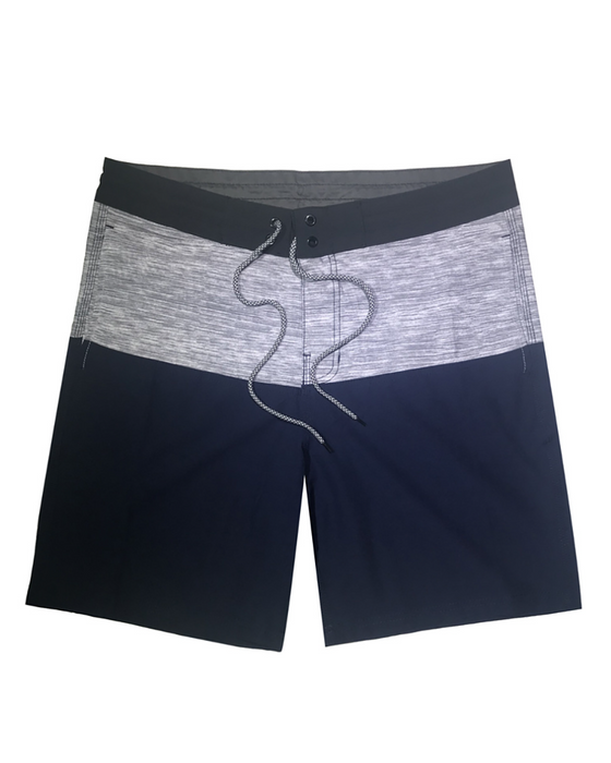 Men’s 7” Inseam 4-Way Stretch Water-Repellent Board Shorts(Grey Collection)