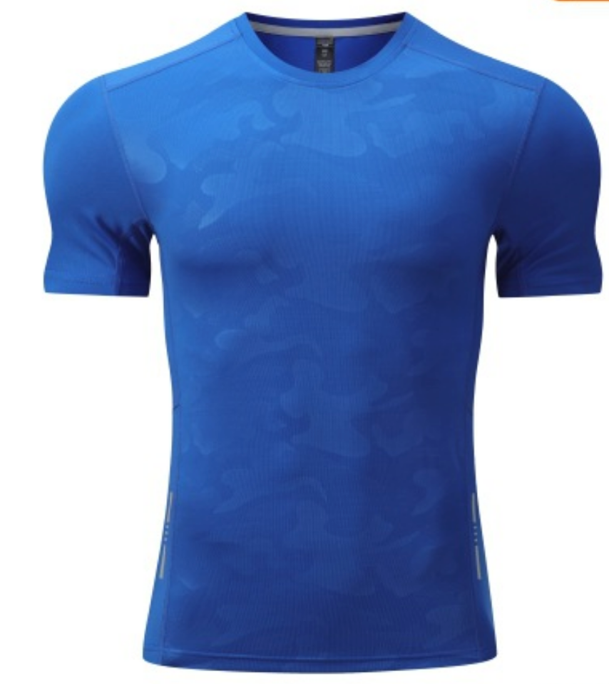 T-shirt d’entraînement pour homme à imprimé camouflage et tissu performant-thumbmail-26
