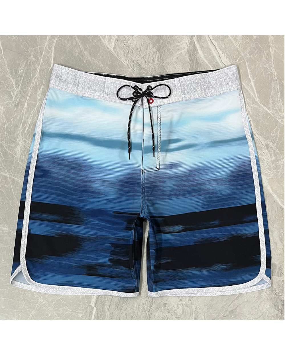 Men’s 7” Inseam 4-Way Stretch Water-Repellent Board Shorts(Red Collection)-thumbmail-11