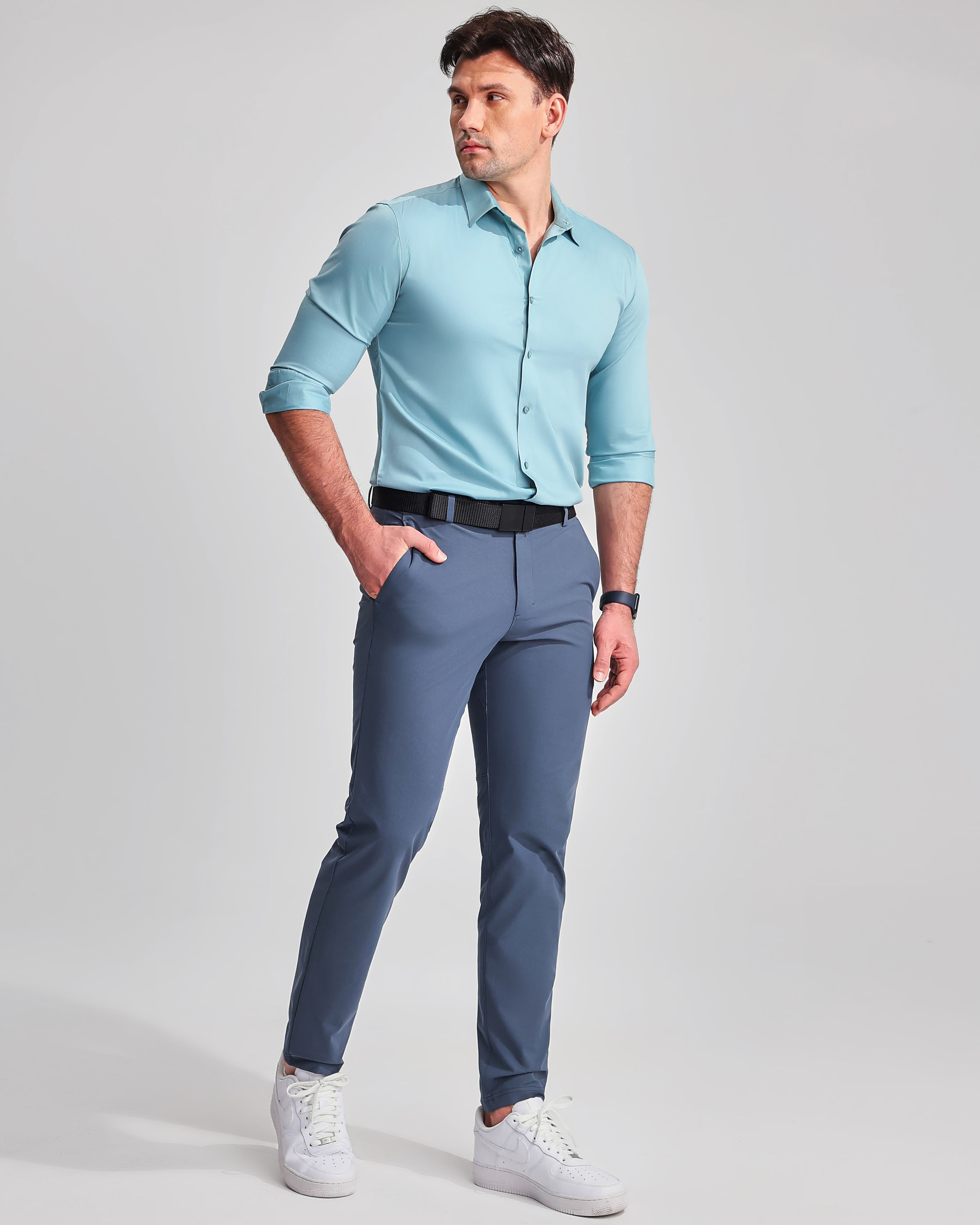 All Day Elite Performance™ Classic Slim Fit Chino Pant New - Ahaselected