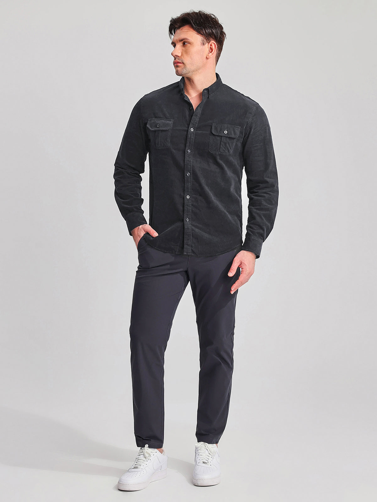 Men's Lightweight Corduroy Shirt - Ahaselected