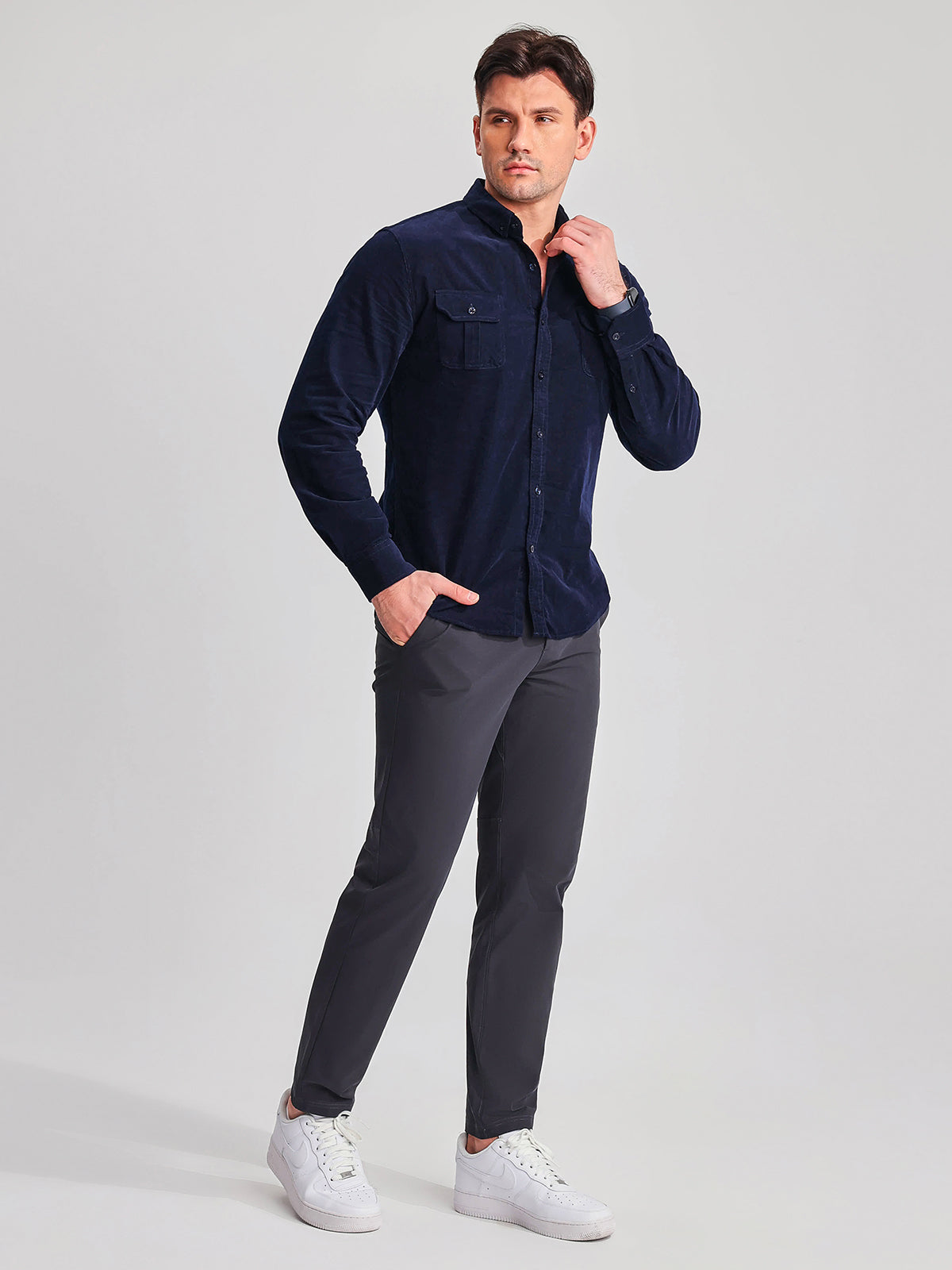 Men's Lightweight Corduroy Shirt - Ahaselected