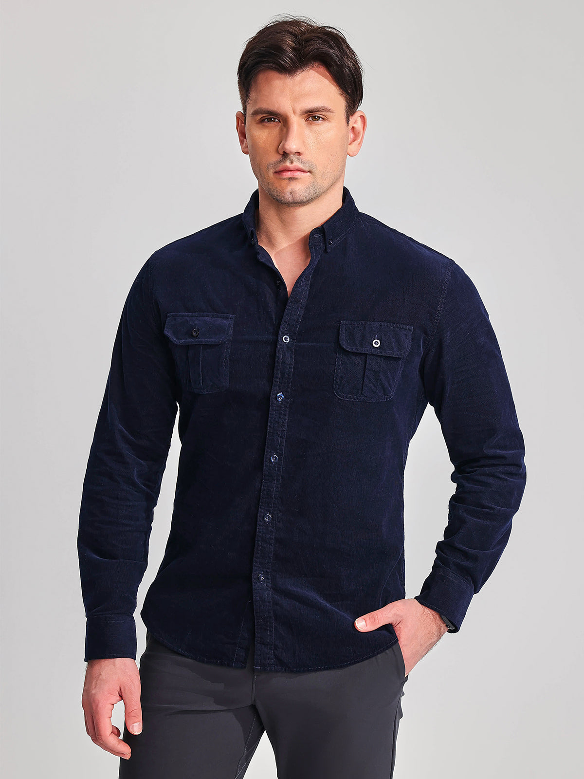 Men's Lightweight Corduroy Shirt - Ahaselected