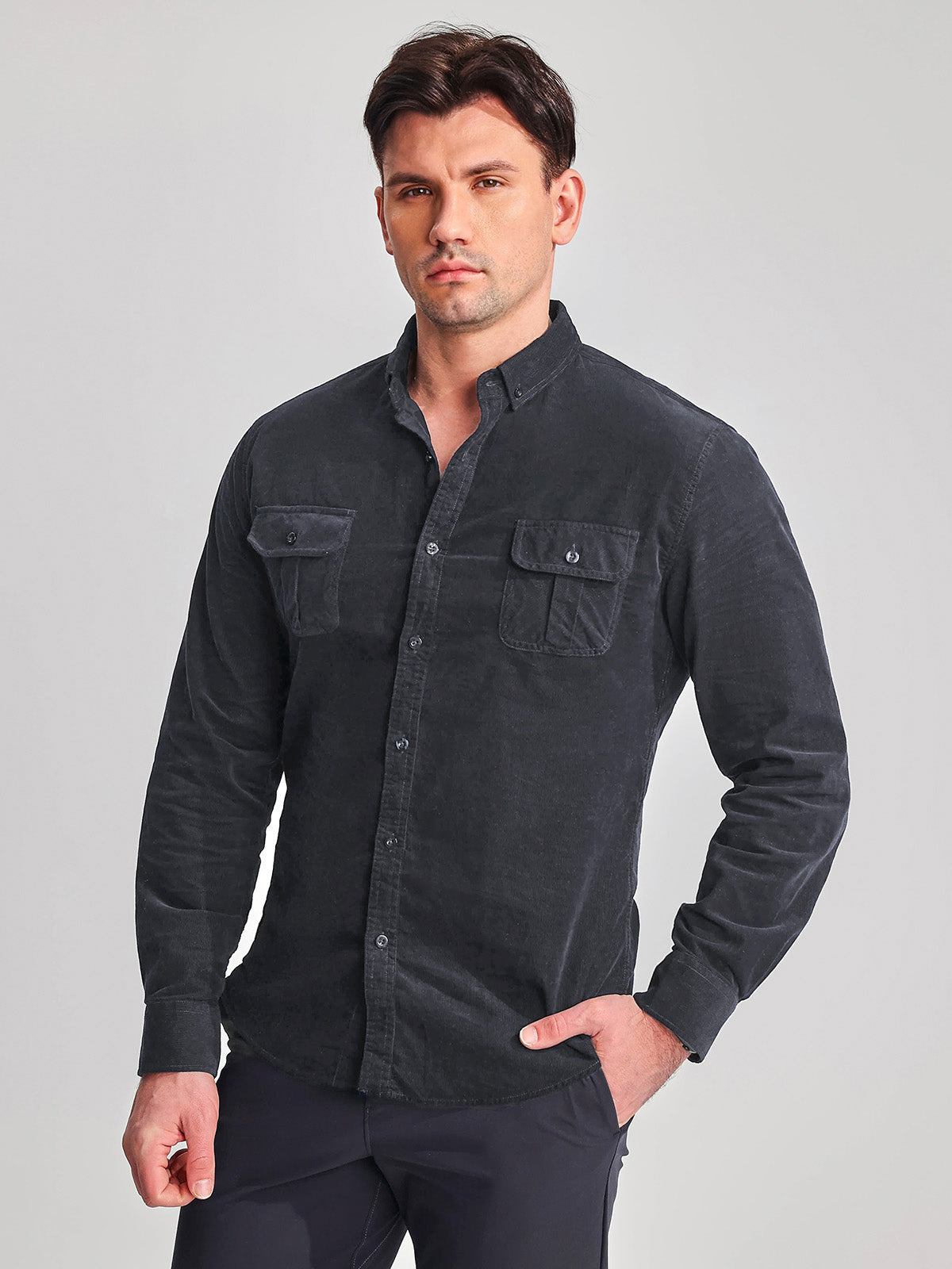 Men's Lightweight Corduroy Shirt - Ahaselected