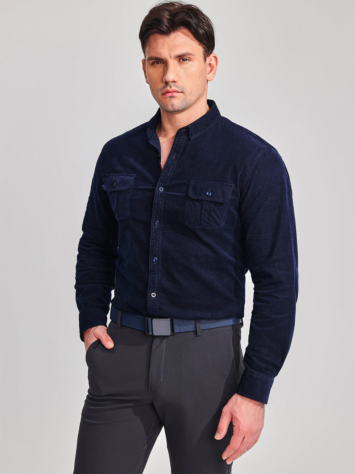 Men's Lightweight Corduroy Shirt - Ahaselected