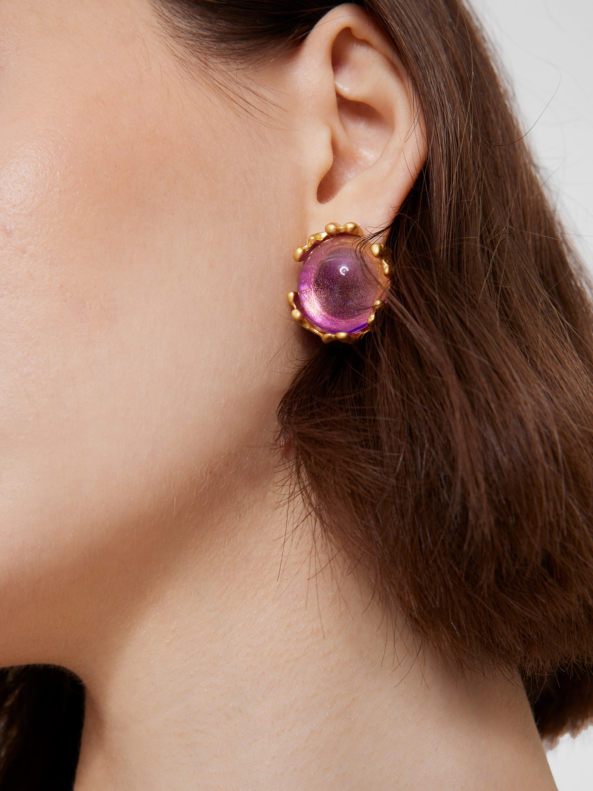 Sparkling Rhinestone Metal Earrings - Ahaselected