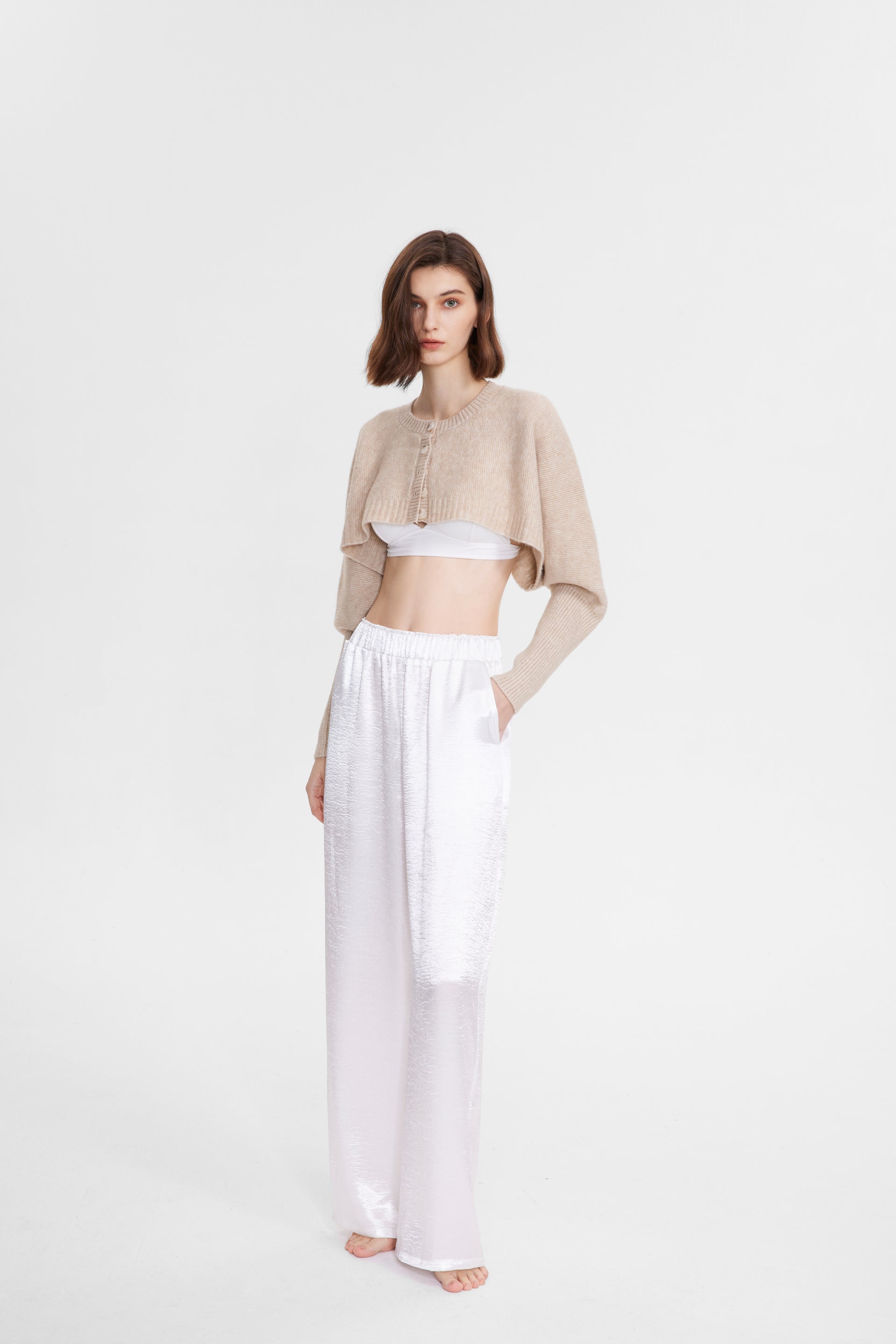 Cozy Cropped Button Up Cardigan | Ahaselected