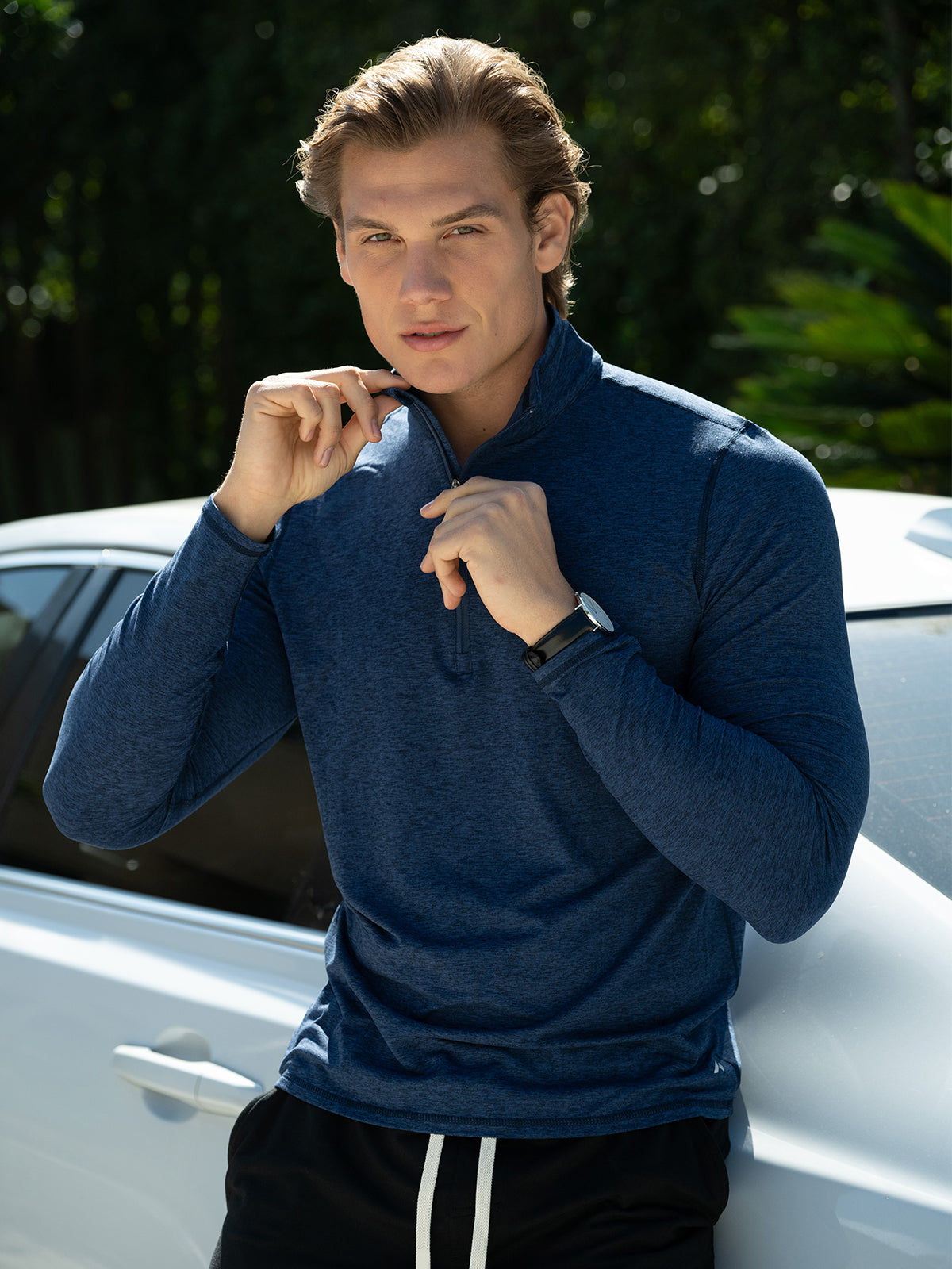 Softest Performance Tech Half Zip With Side Pocket - Ahaselected