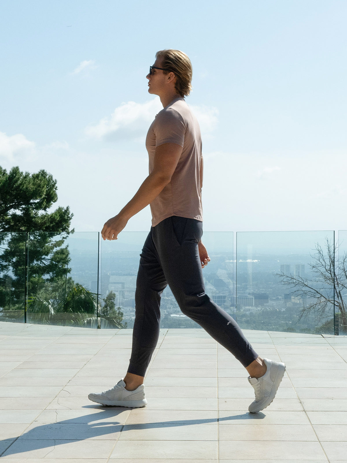 All Day Elite Henley Curve-Hem Stretch Short Sleeve - Ahaselected