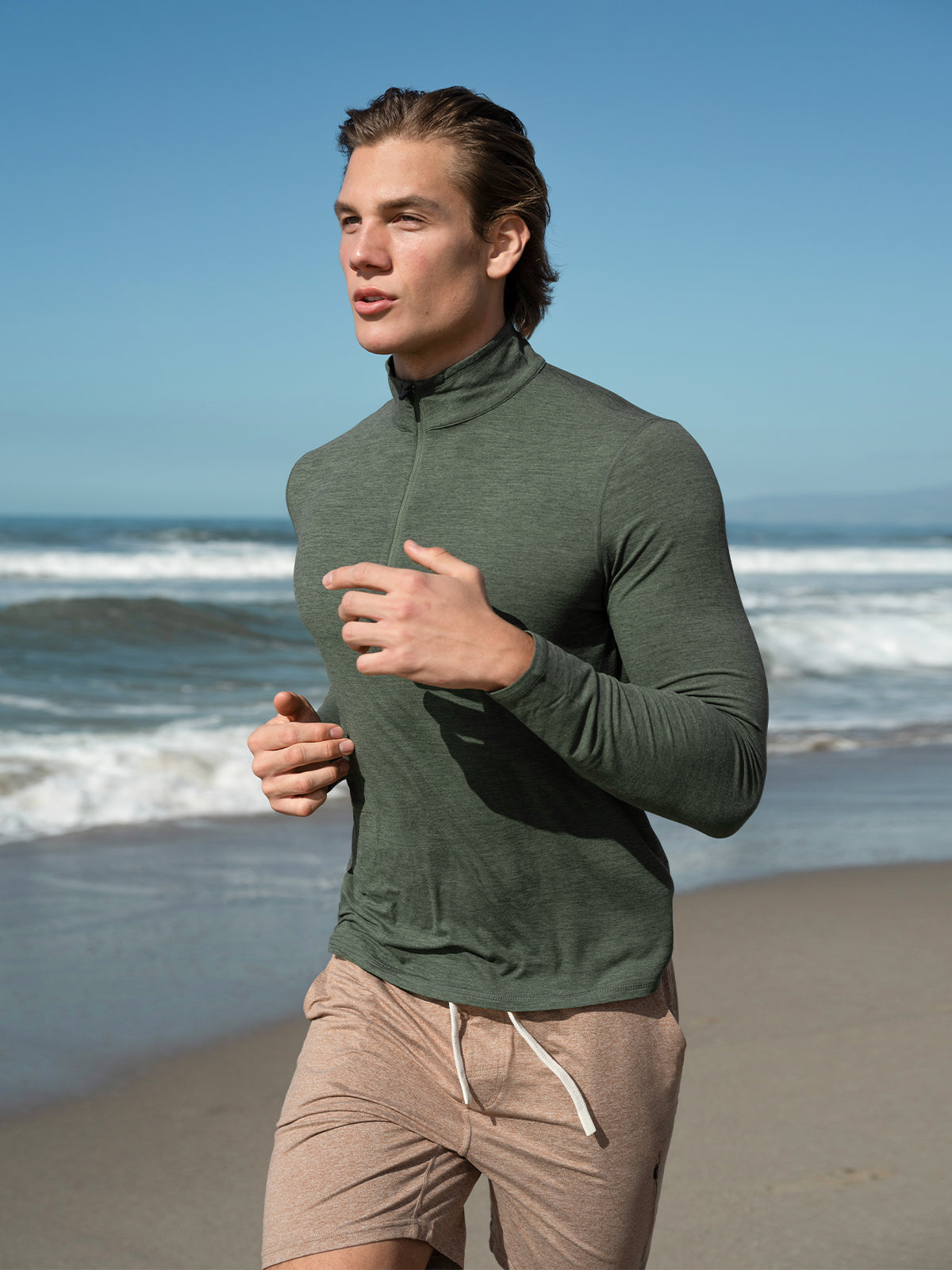 Softest Performance Tech Half Zip With Side Pocket - Ahaselected