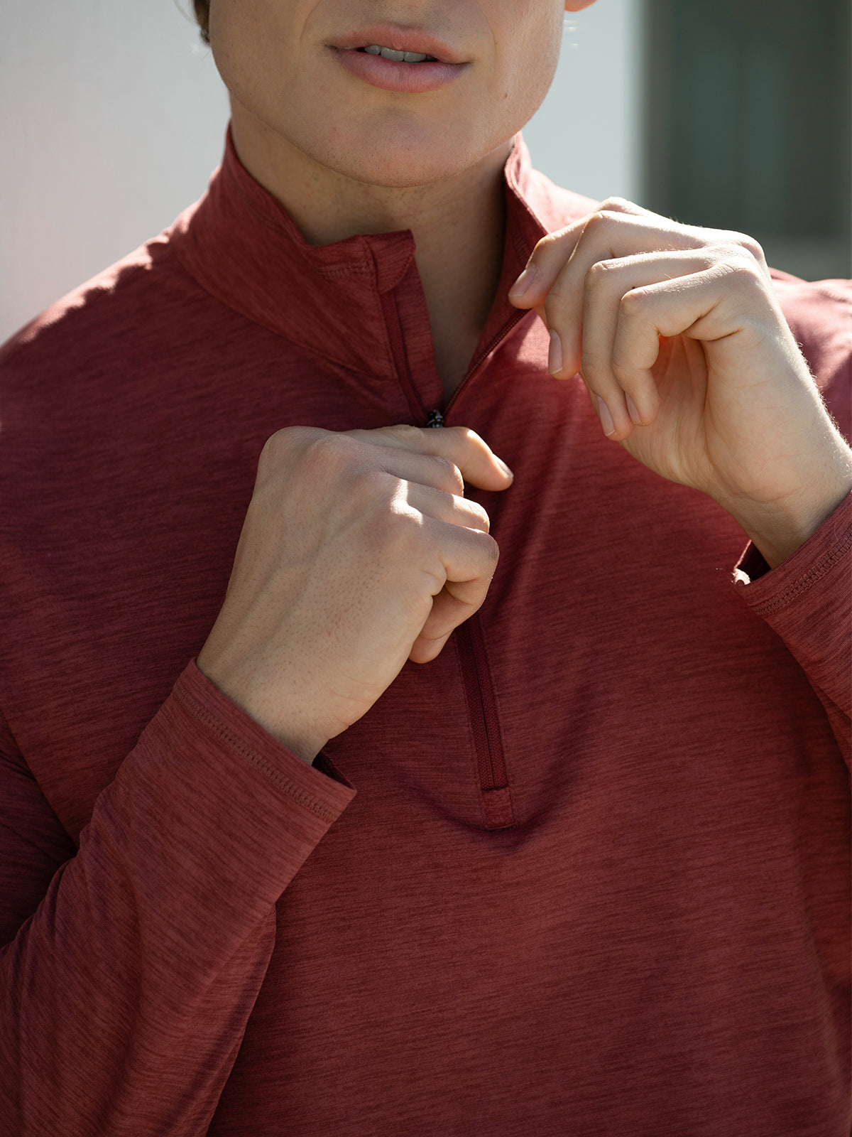 Softest Performance Tech Half Zip With Side Pocket - Ahaselected