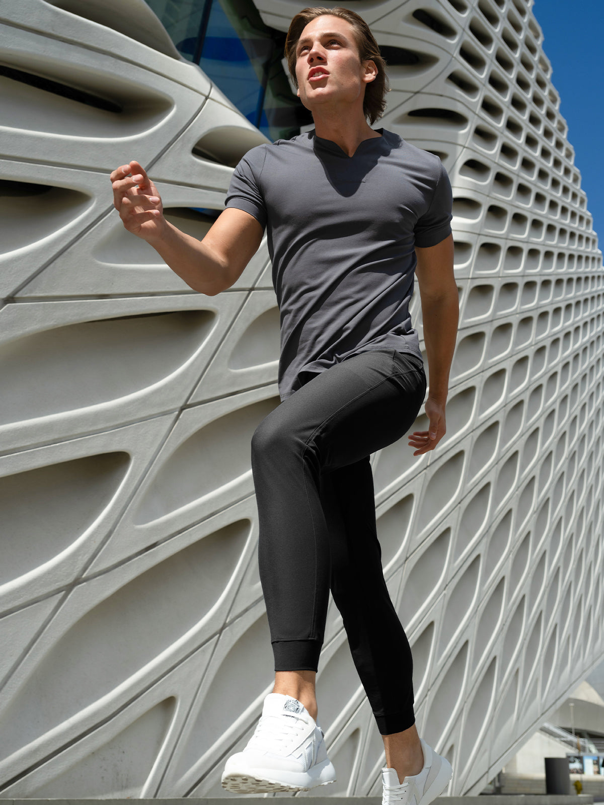 All Day Elite Performance Stretch ABC Jogger Slim Fit - Ahaselected