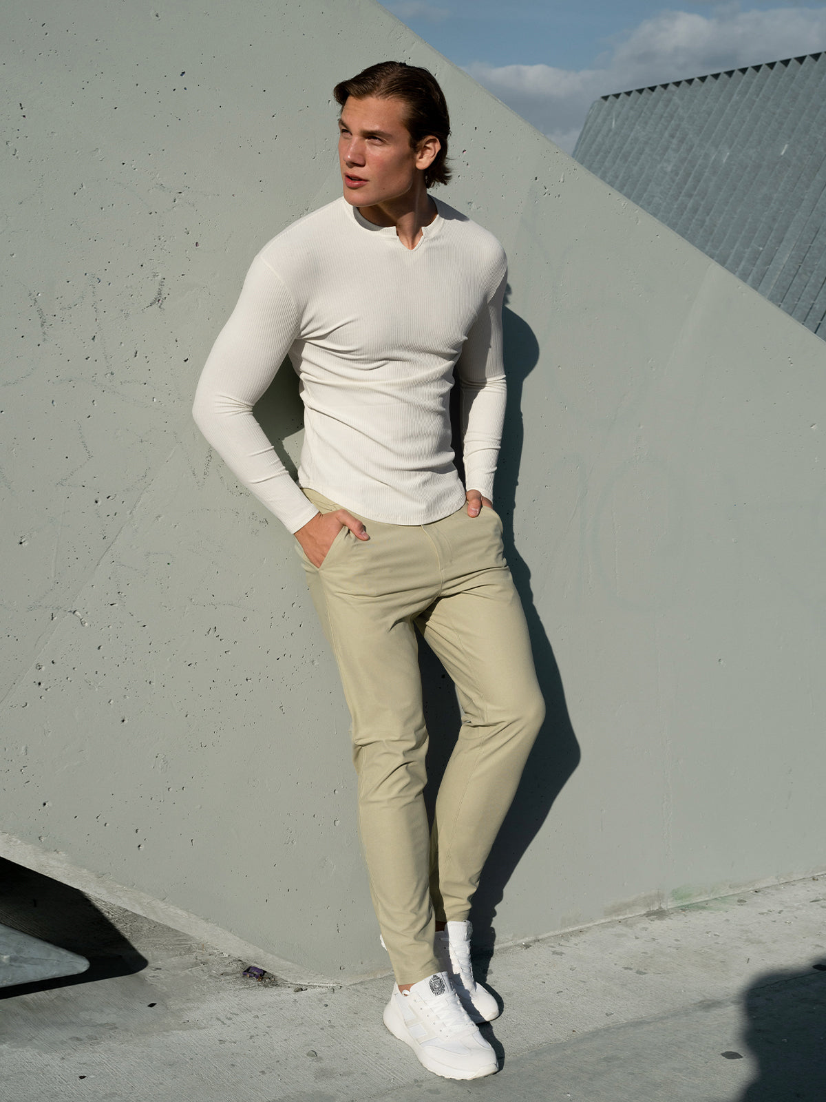 All Day Elite Performance™ Classic Slim Fit Chino Pant Stretch - Ahaselected